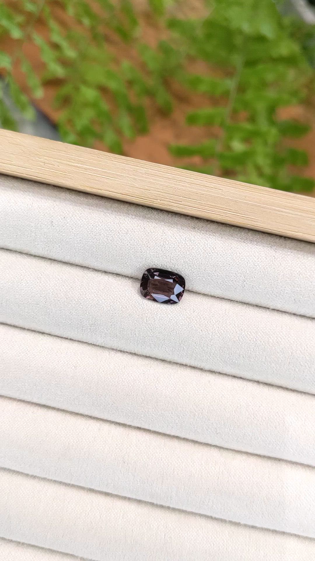 2.07 Ct. Pinkish Purple Spinel from Burma (Myanmar) Size Video