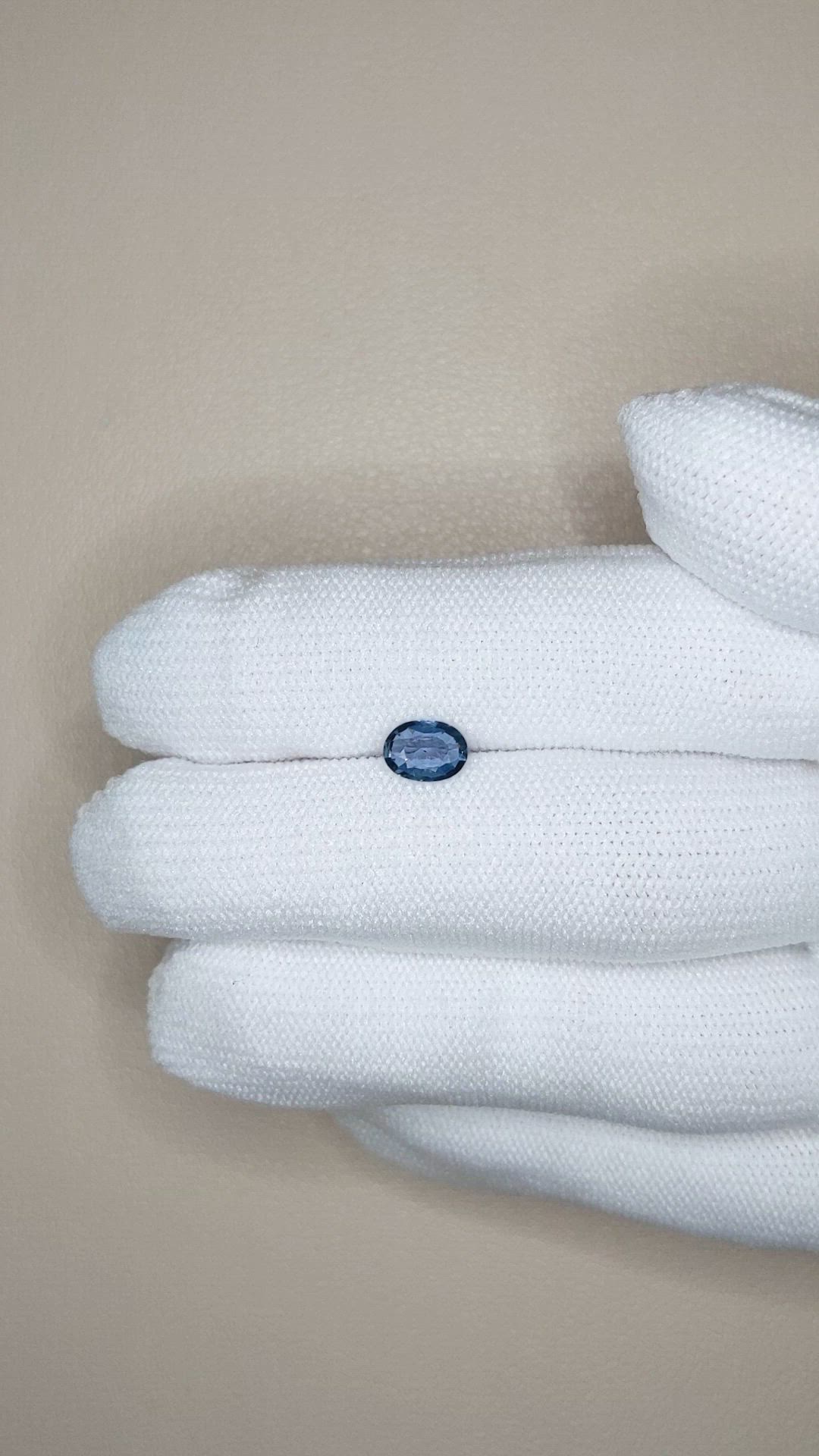 0.70 Ct. Blue Spinel from Burma (Myanmar) Size Video