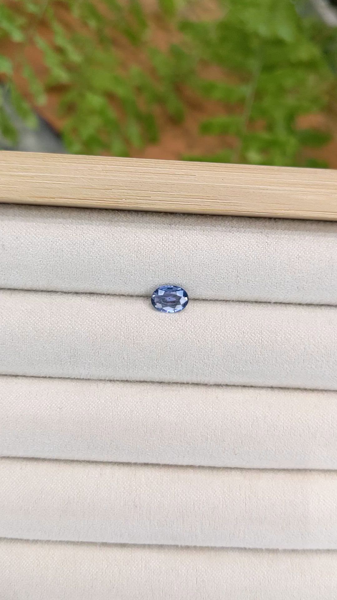 0.70 Ct. Blue Spinel from Burma (Myanmar) Size Video