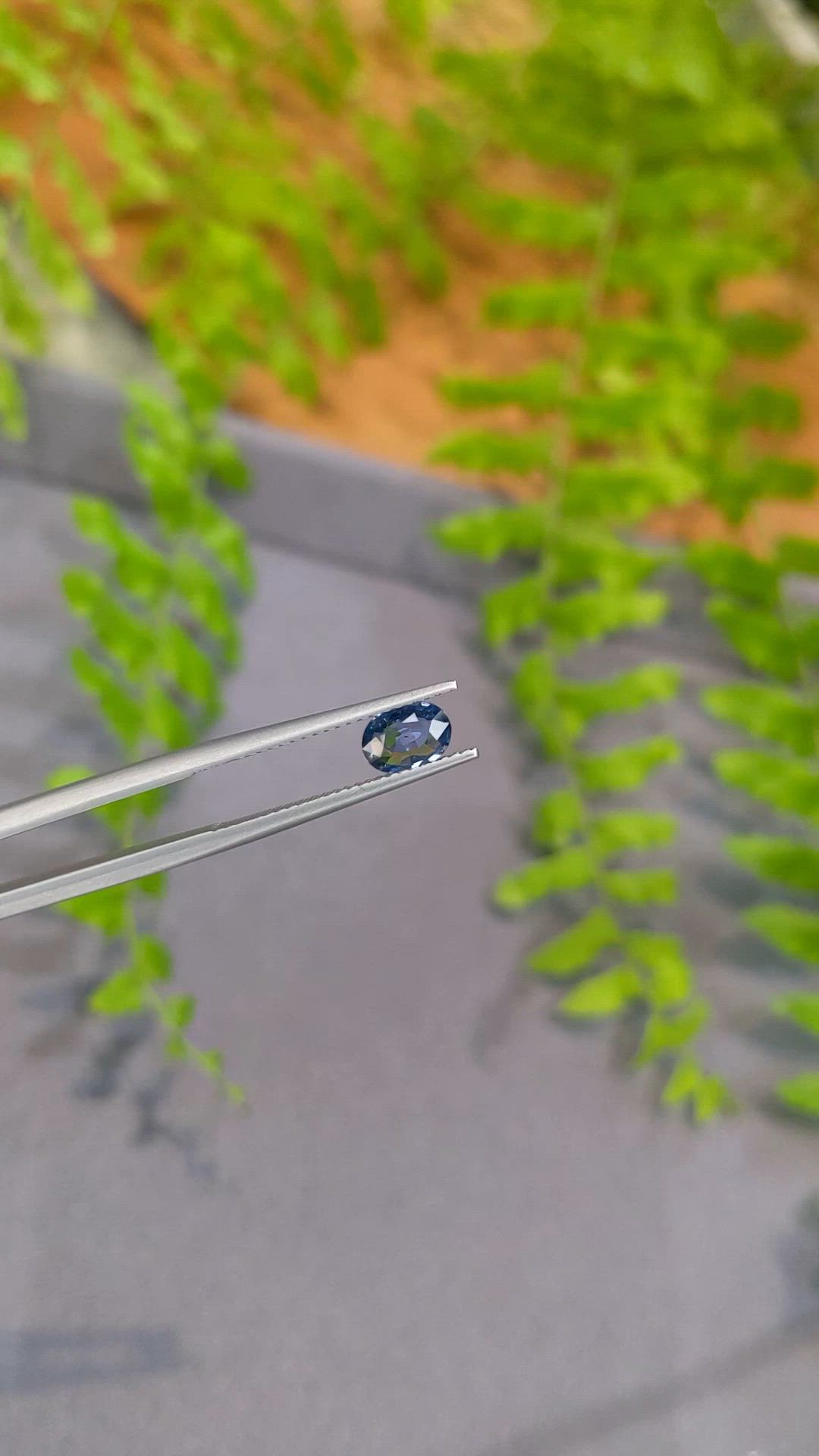 0.70 Ct. Blue Spinel from Burma (Myanmar) Size Video