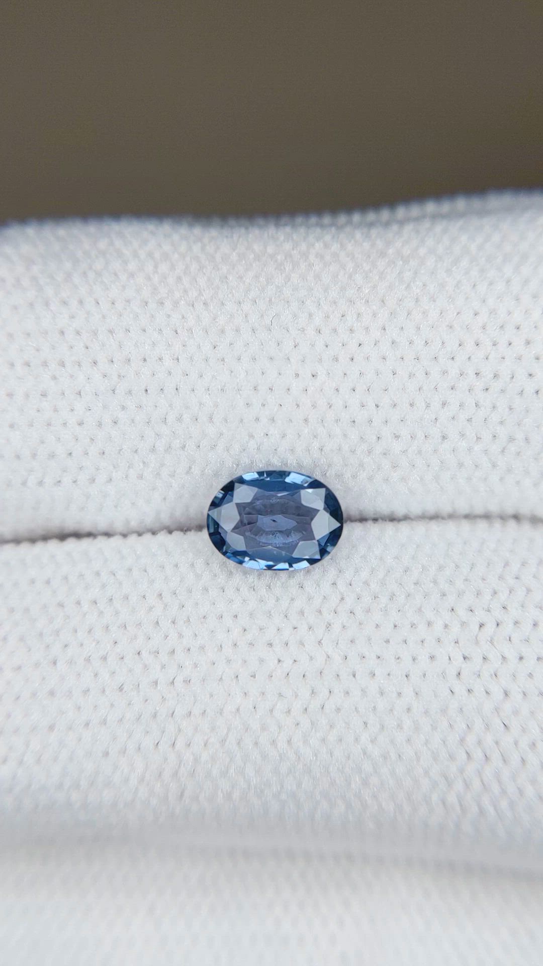 0.70 Ct. Blue Spinel from Burma (Myanmar) Size Video