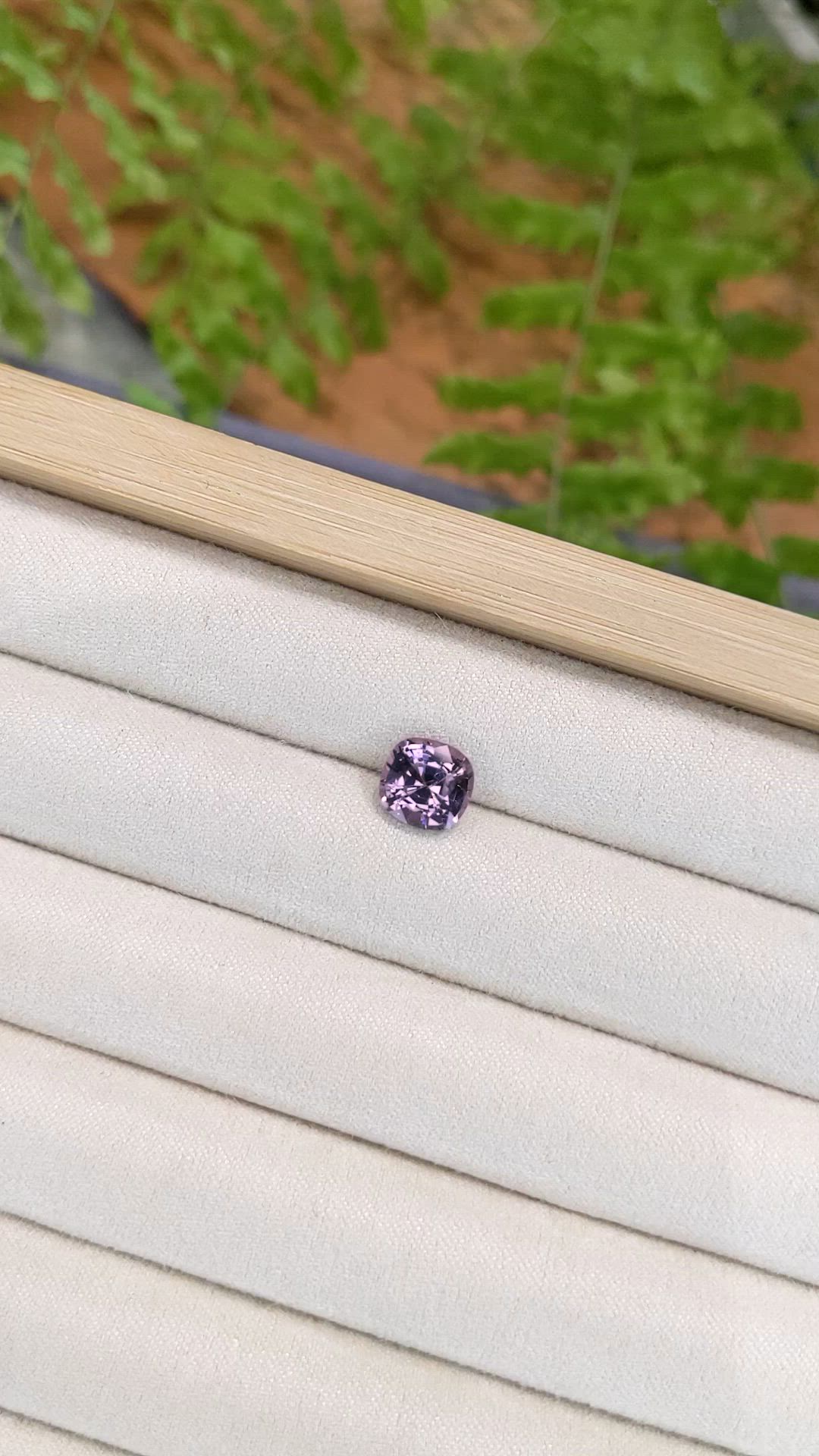 2.50 Ct. Pinkish Purple Spinel from Tanzania Size Video