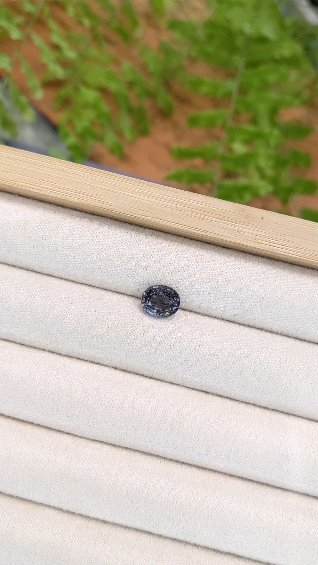 2.22 Ct. Grey Spinel from Burma (Myanmar) Size Video