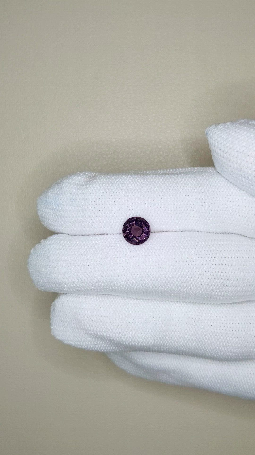 1.40 Ct. Purple Spinel from Tanzania Size Video