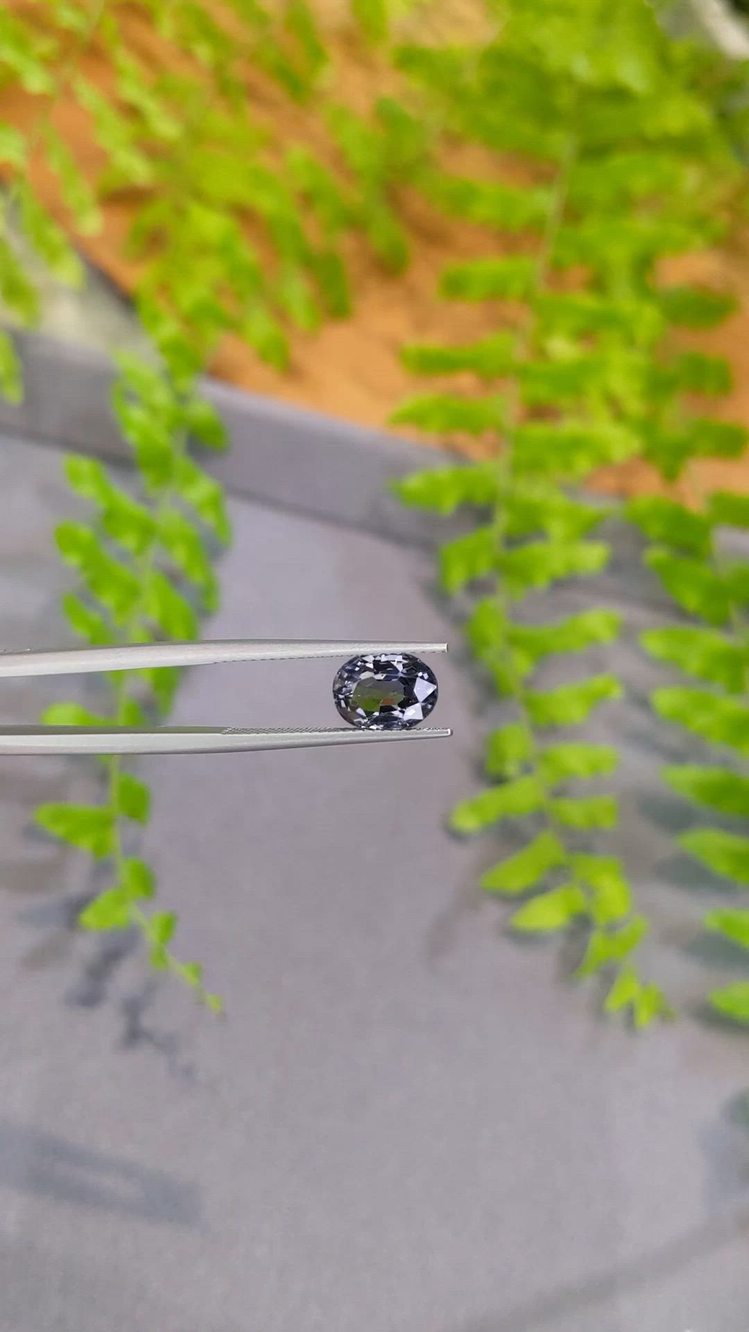 2.20 Ct. Pinkish Purple Spinel from Tanzania Size Video