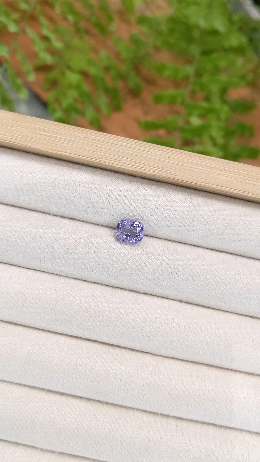 2.06 Ct. Pinkish Purple Spinel from Tanzania Size Video