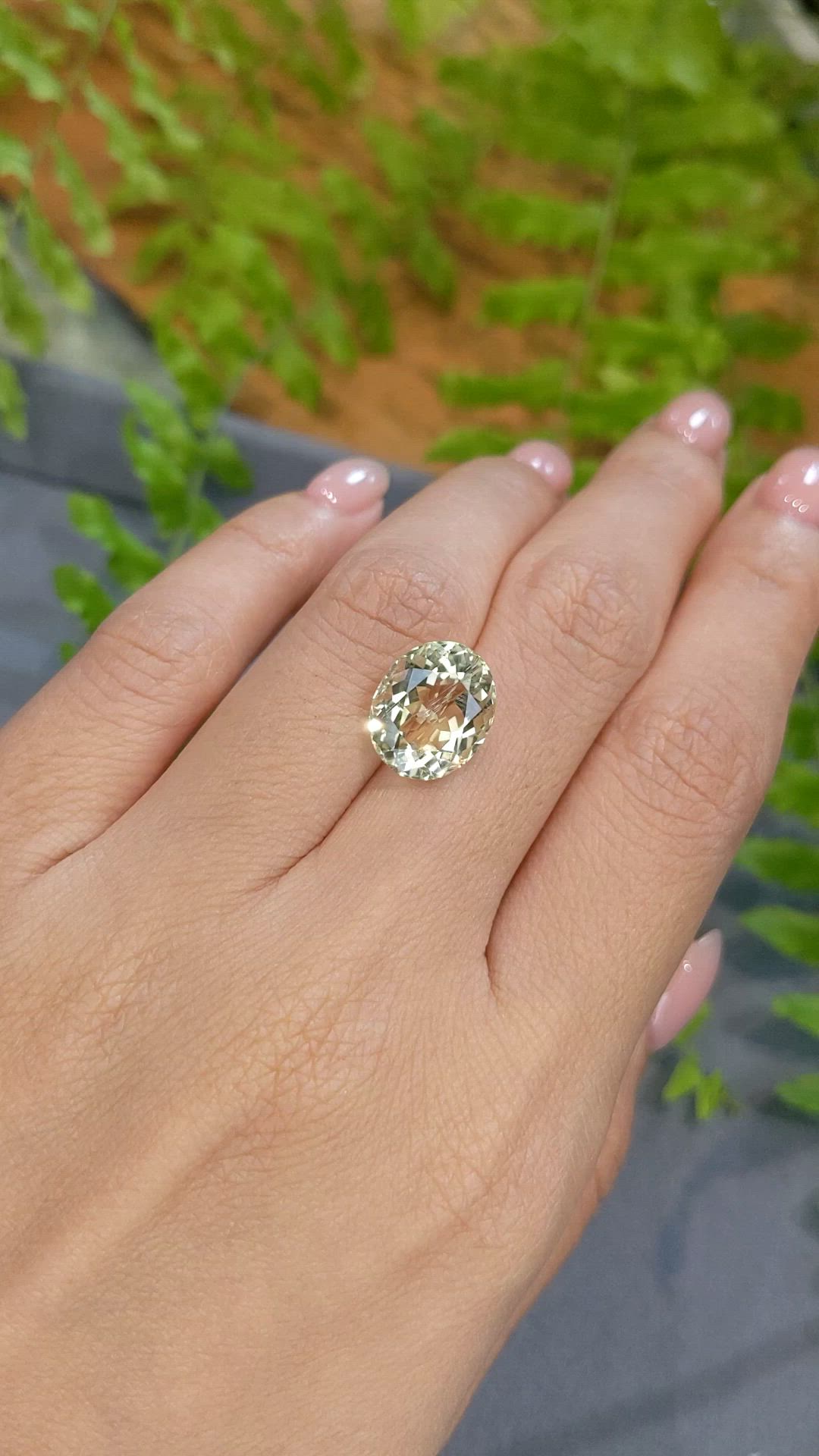 6.05 Ct. Yellow Scapolite from Ceylon (Sri Lanka) Size Video