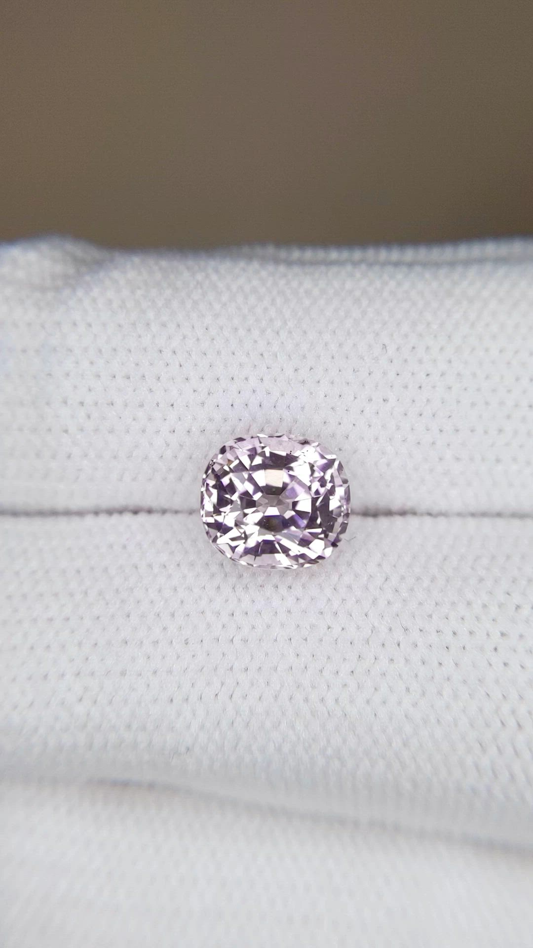 2.70 Ct. Purplish Pink Spinel from Burma (Myanmar) Size Video