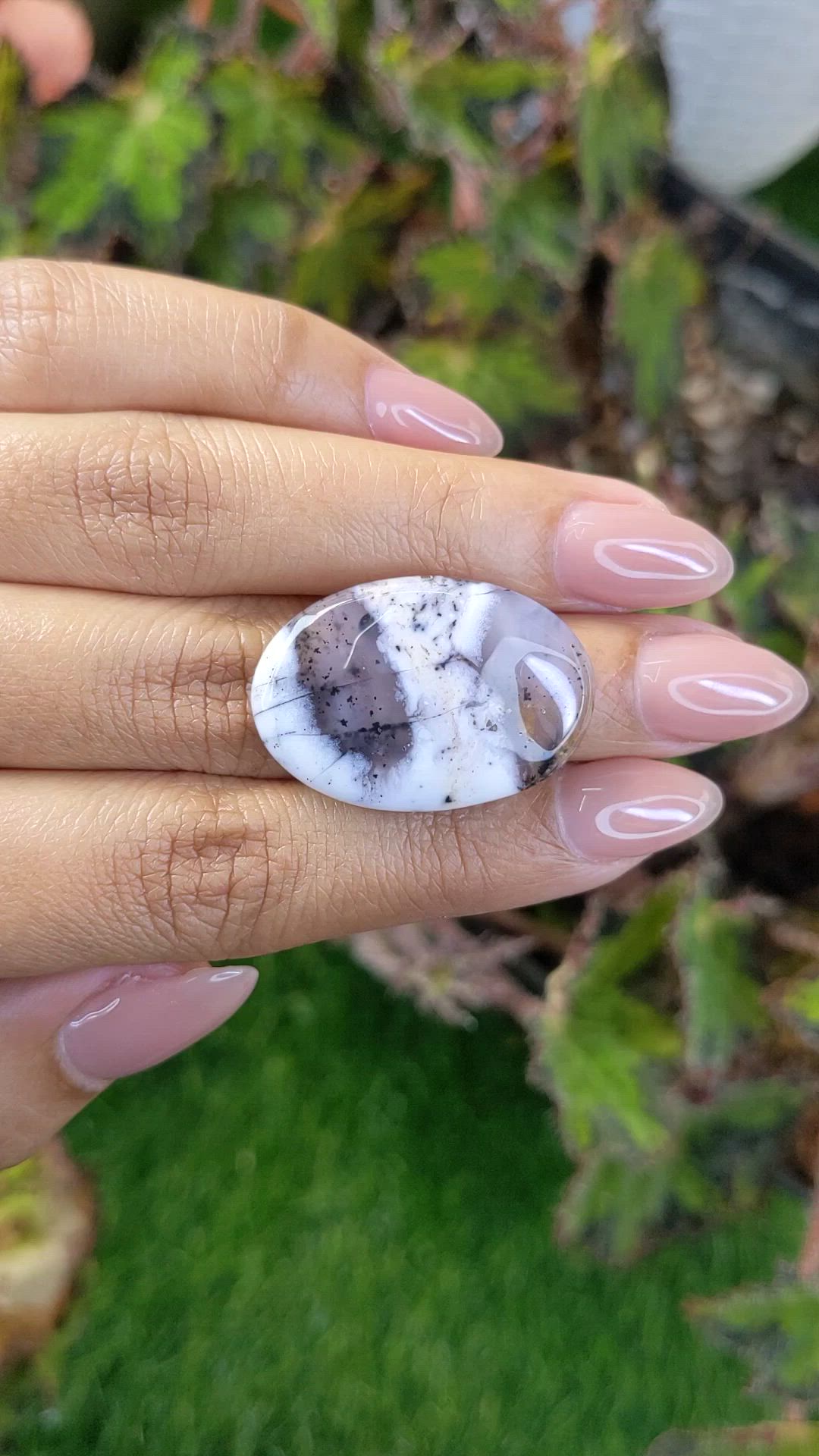 26.69 Ct. Multi Color Cabochon Agate from Madagascar Size Video