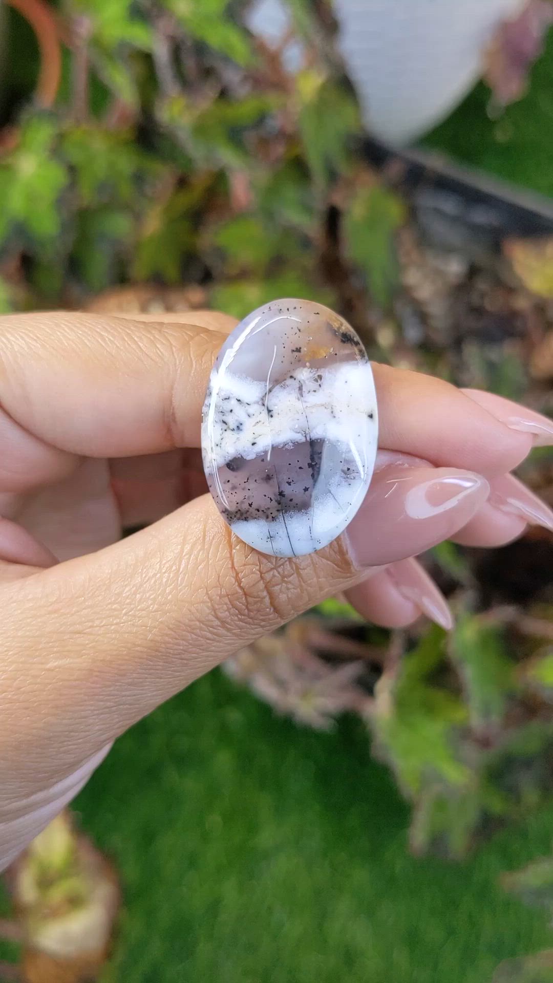 26.69 Ct. Multi Color Cabochon Agate from Madagascar Size Video