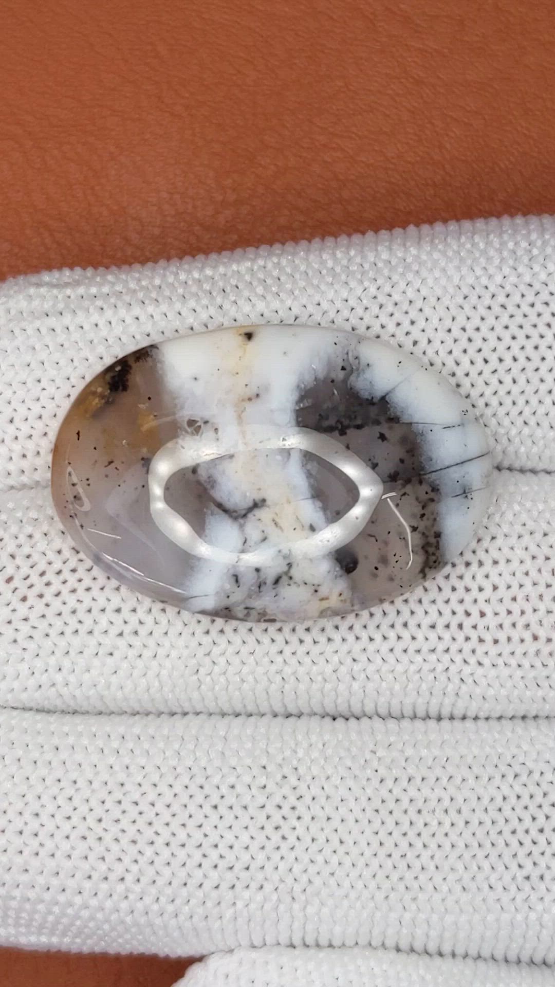 26.69 Ct. Multi Color Cabochon Agate from Madagascar Size Video