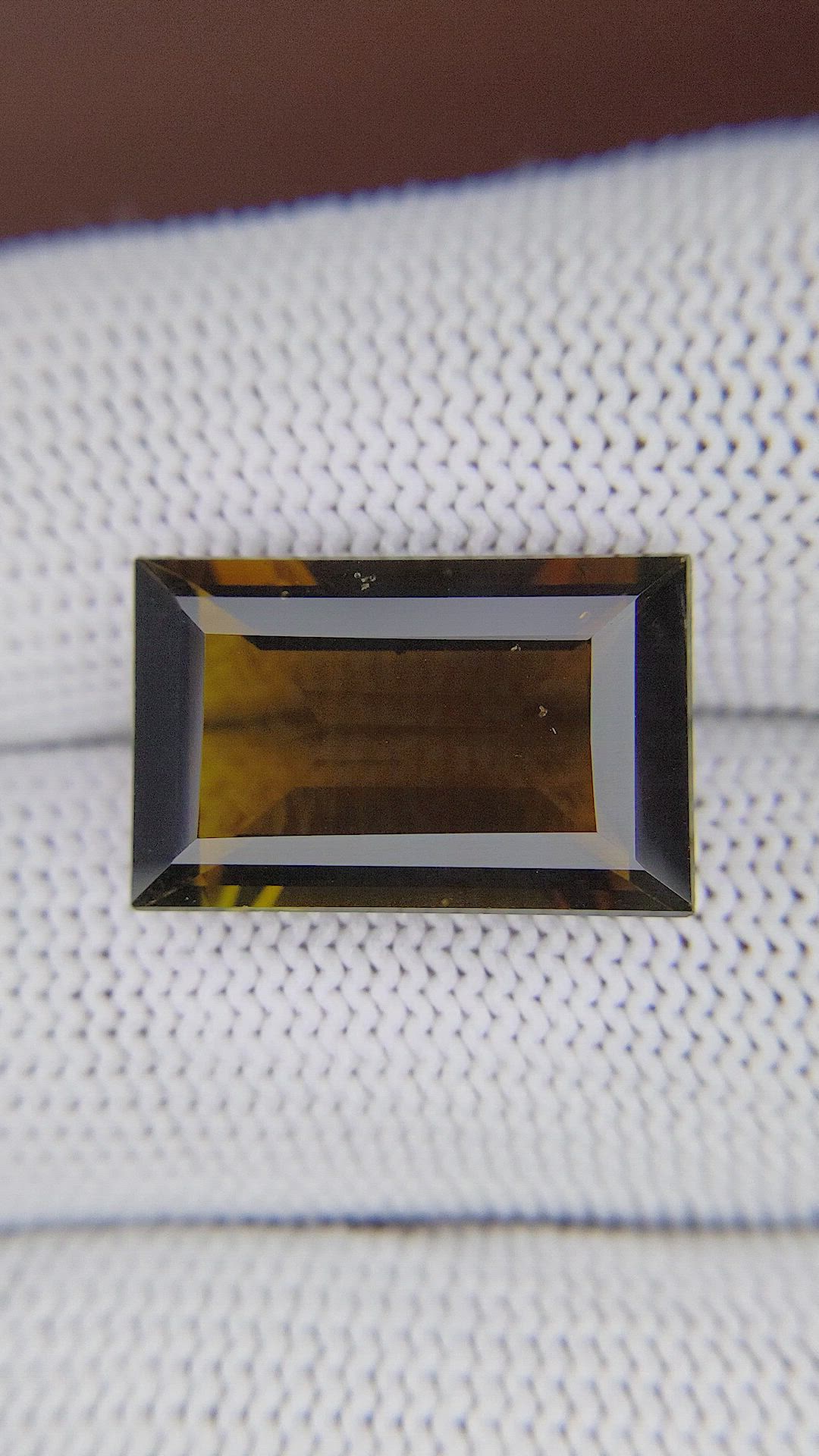 10.90 Ct. Greenish Brown Tourmaline from Ceylon (Sri Lanka) Size Video