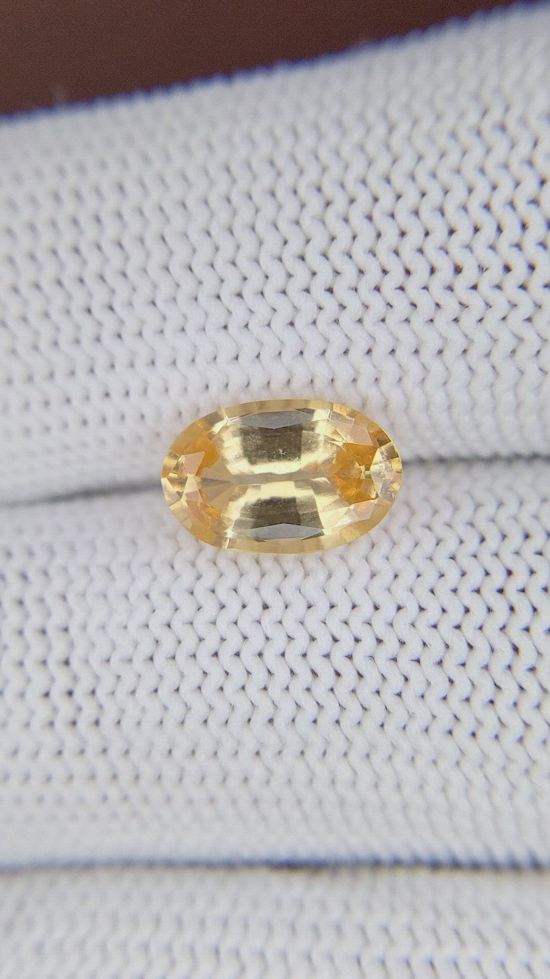 2.28 Ct. Golden Orange Hessonite Garnet Size Video
