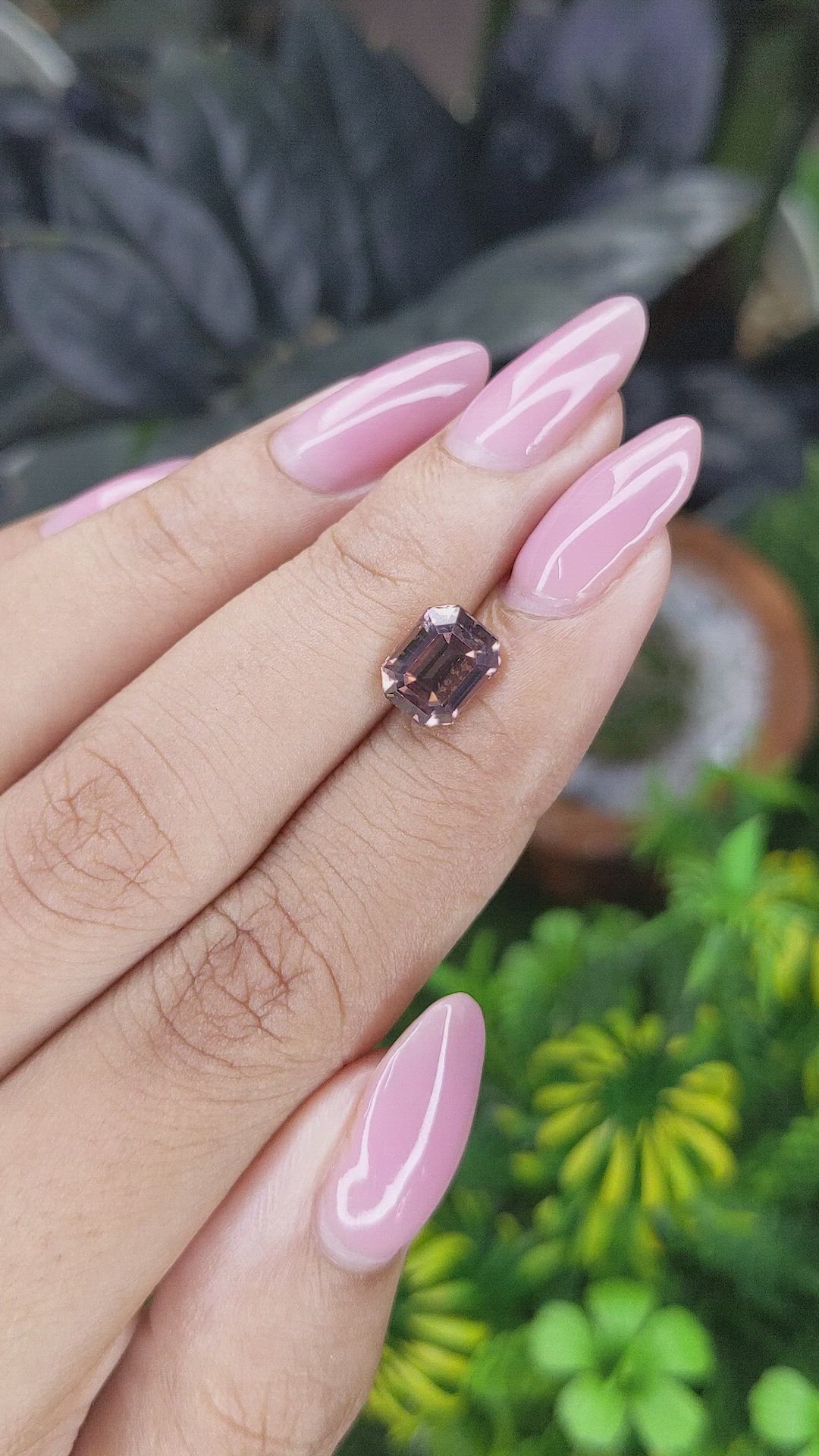 3.06 Ct. Brown Zircon from Ceylon (Sri Lanka) Size Video