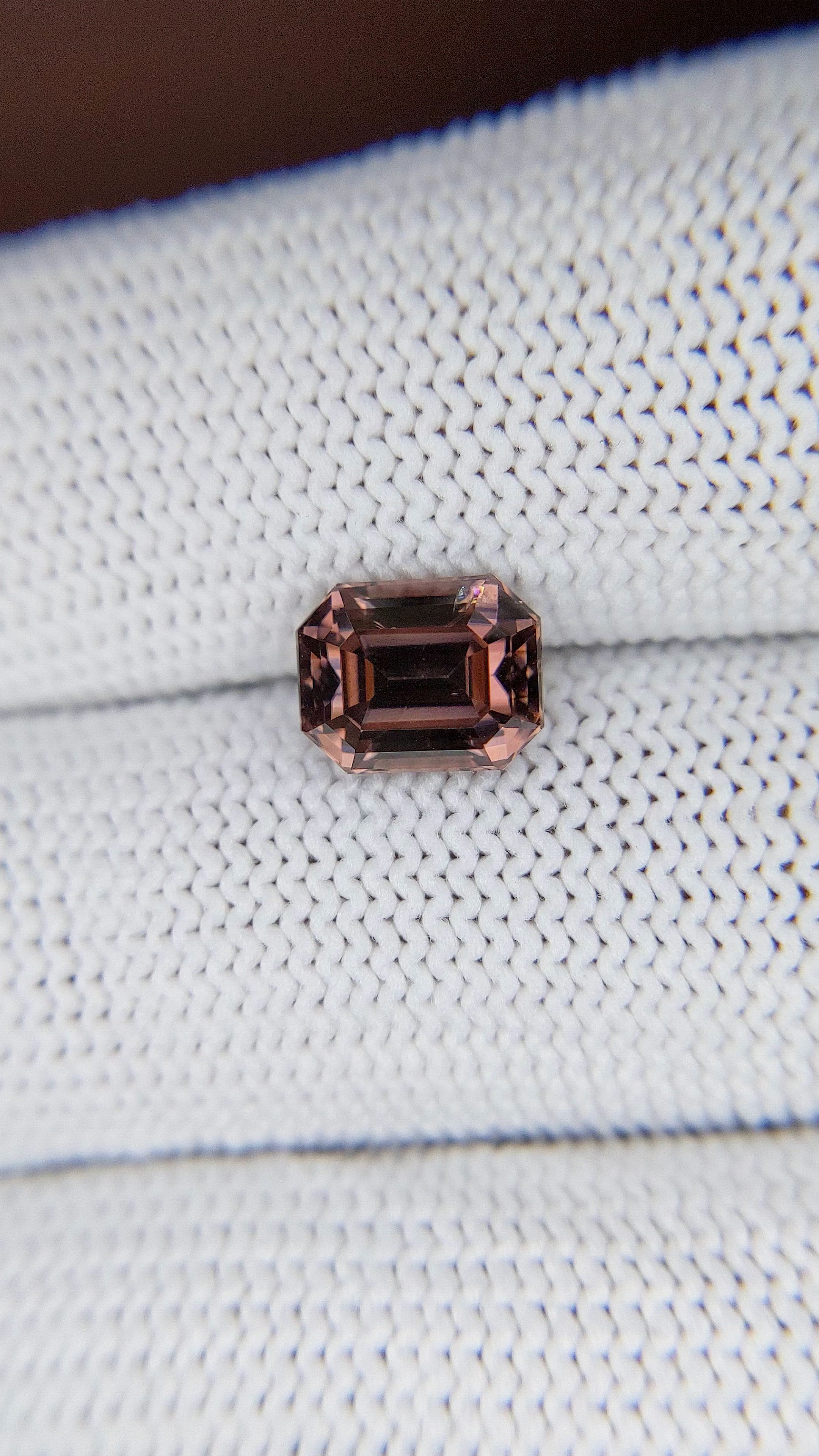 3.06 Ct. Brown Zircon from Ceylon (Sri Lanka) Size Video