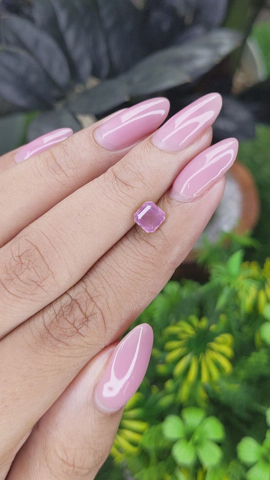 1.04 Ct. Pink Spinel from Tanzania Size Video