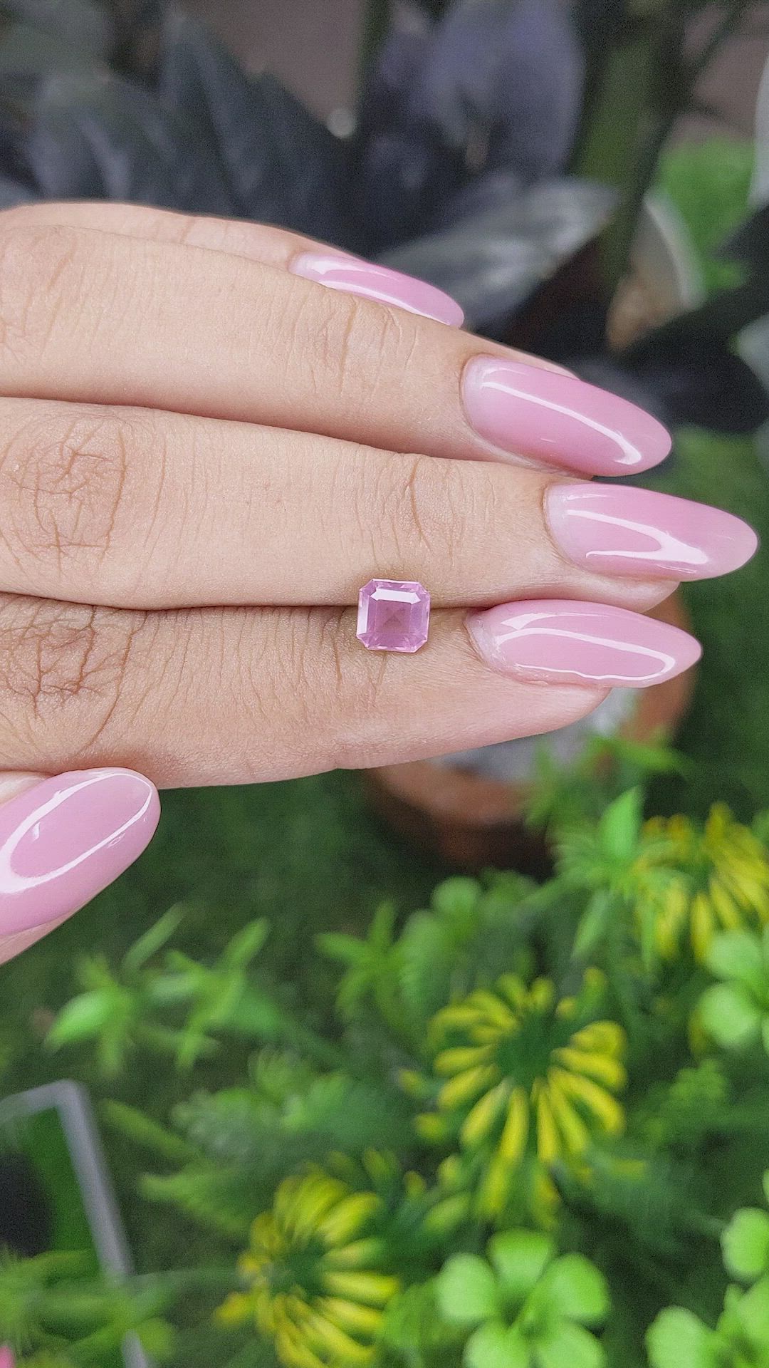 1.04 Ct. Pink Spinel from Tanzania Size Video