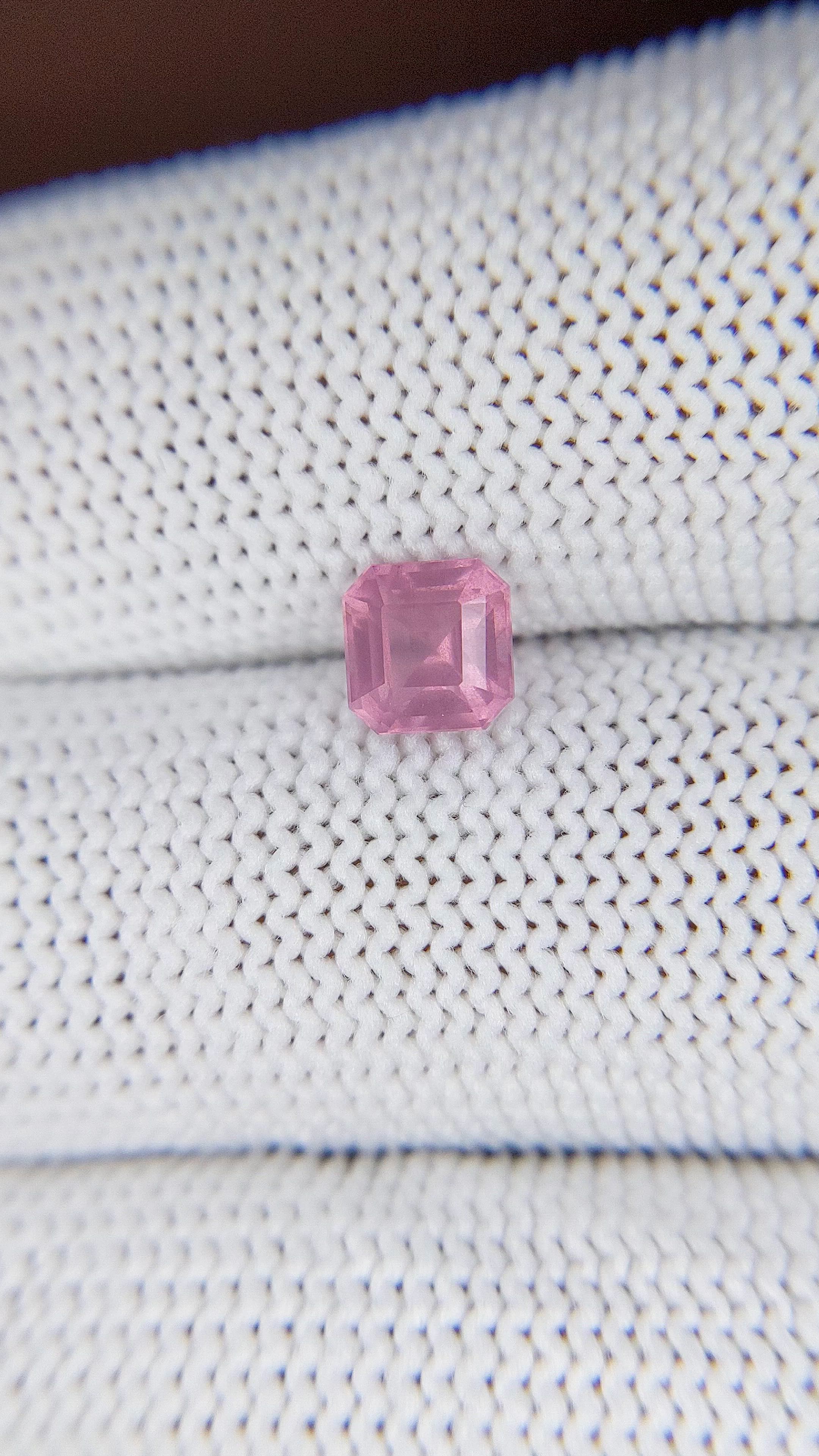 1.04 Ct. Pink Spinel from Tanzania Size Video