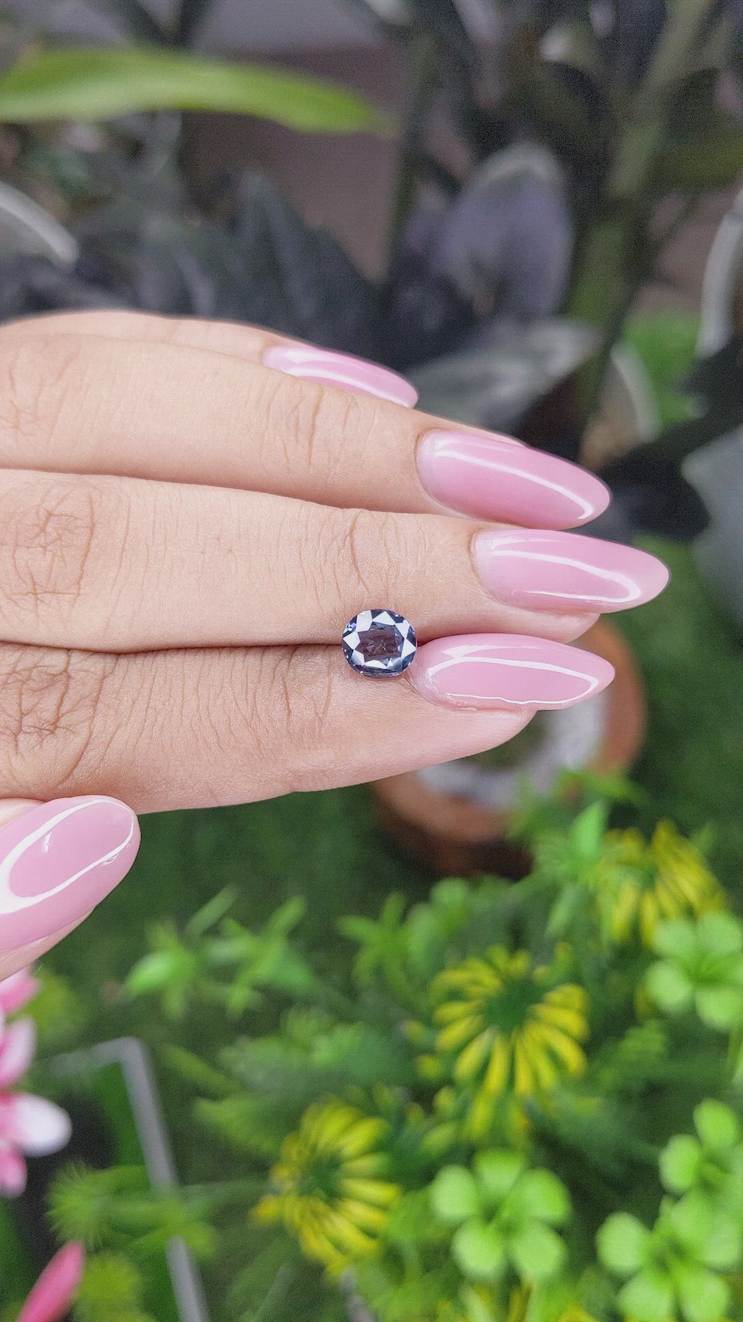 1.07 Ct. Blue Spinel from Tanzania Size Video