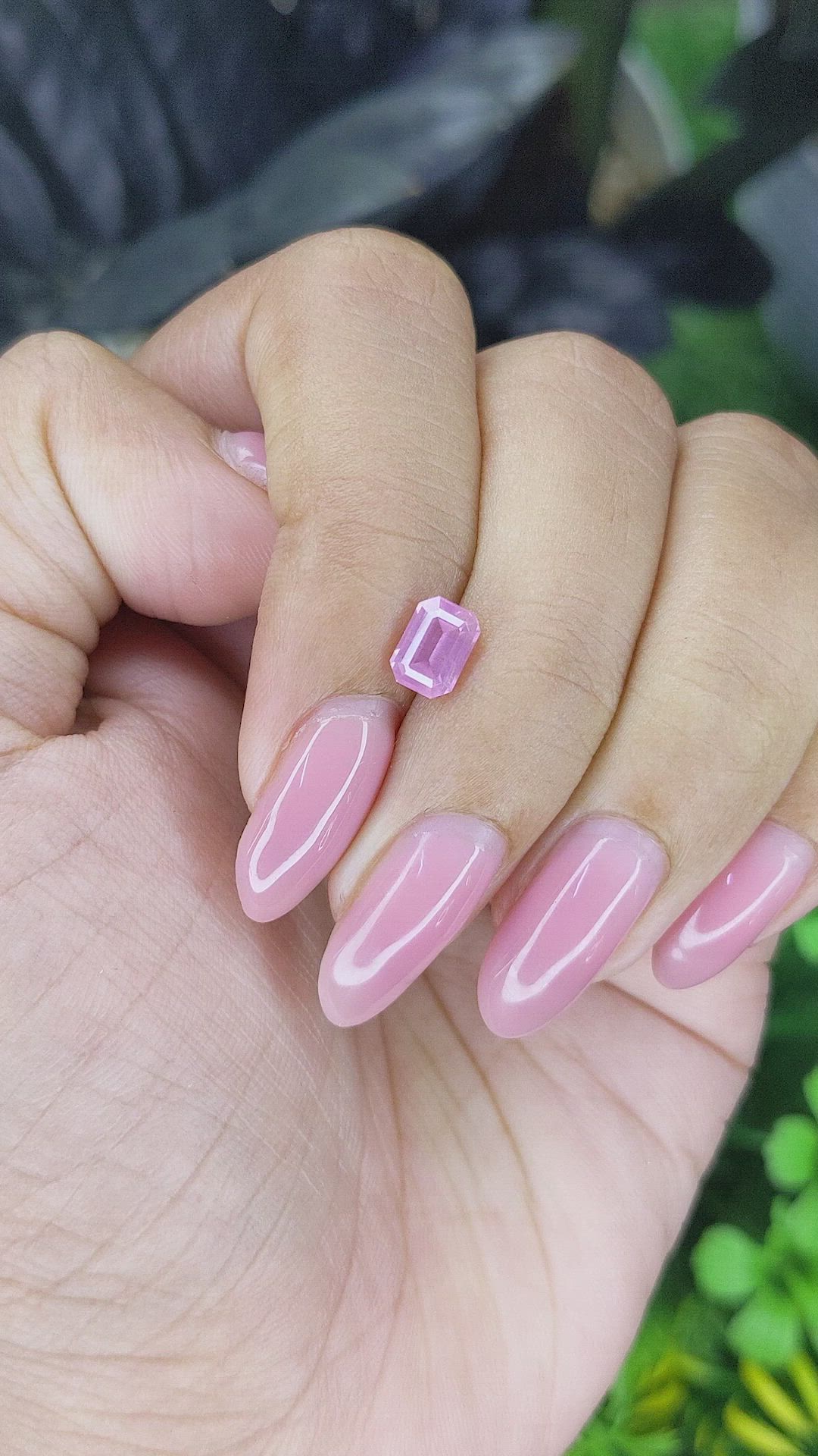 1.05 Ct. Pink Spinel from Tanzania Size Video