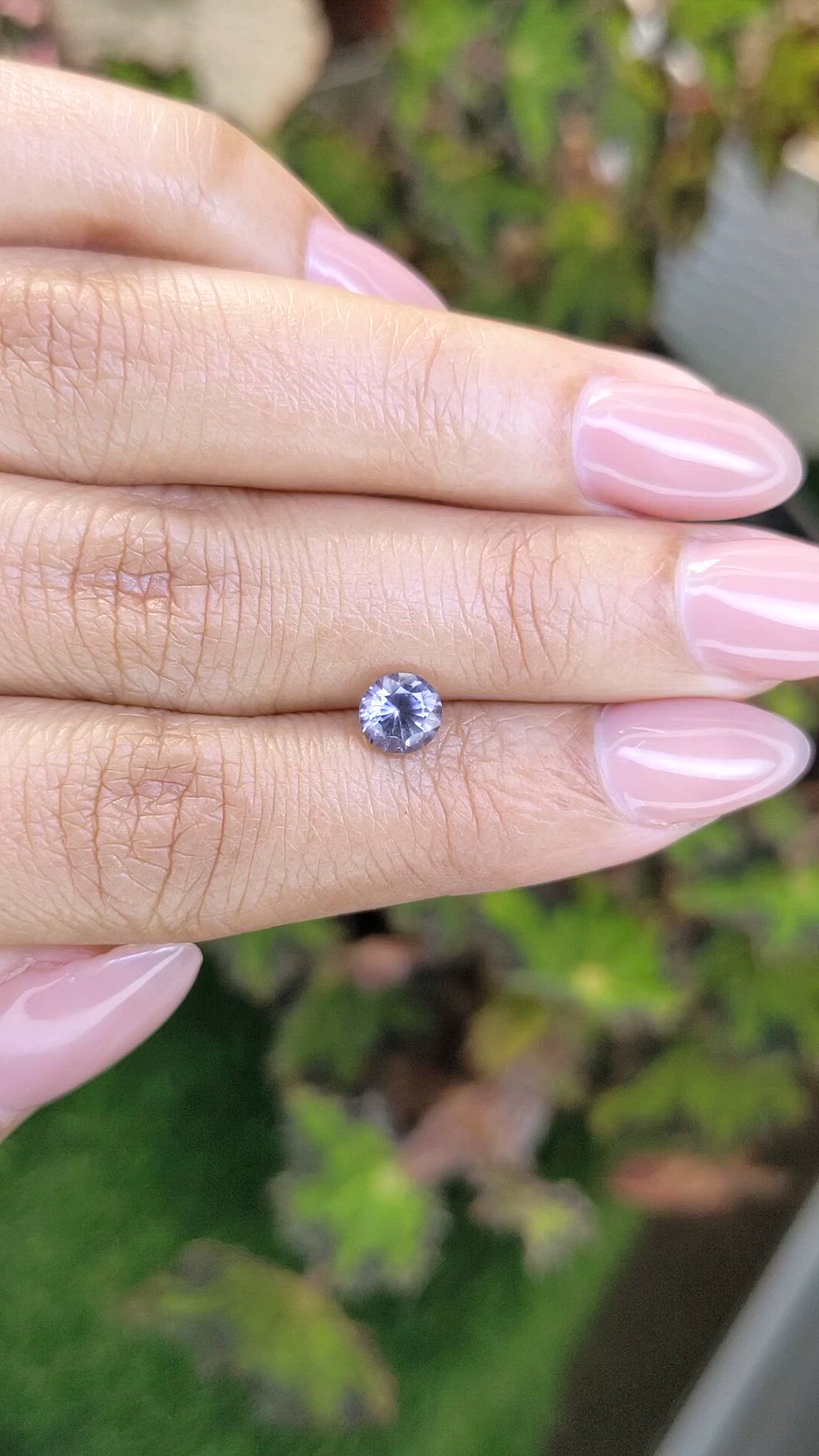 0.93 Ct. Purple Spinel from Ceylon (Sri Lanka) Size Video