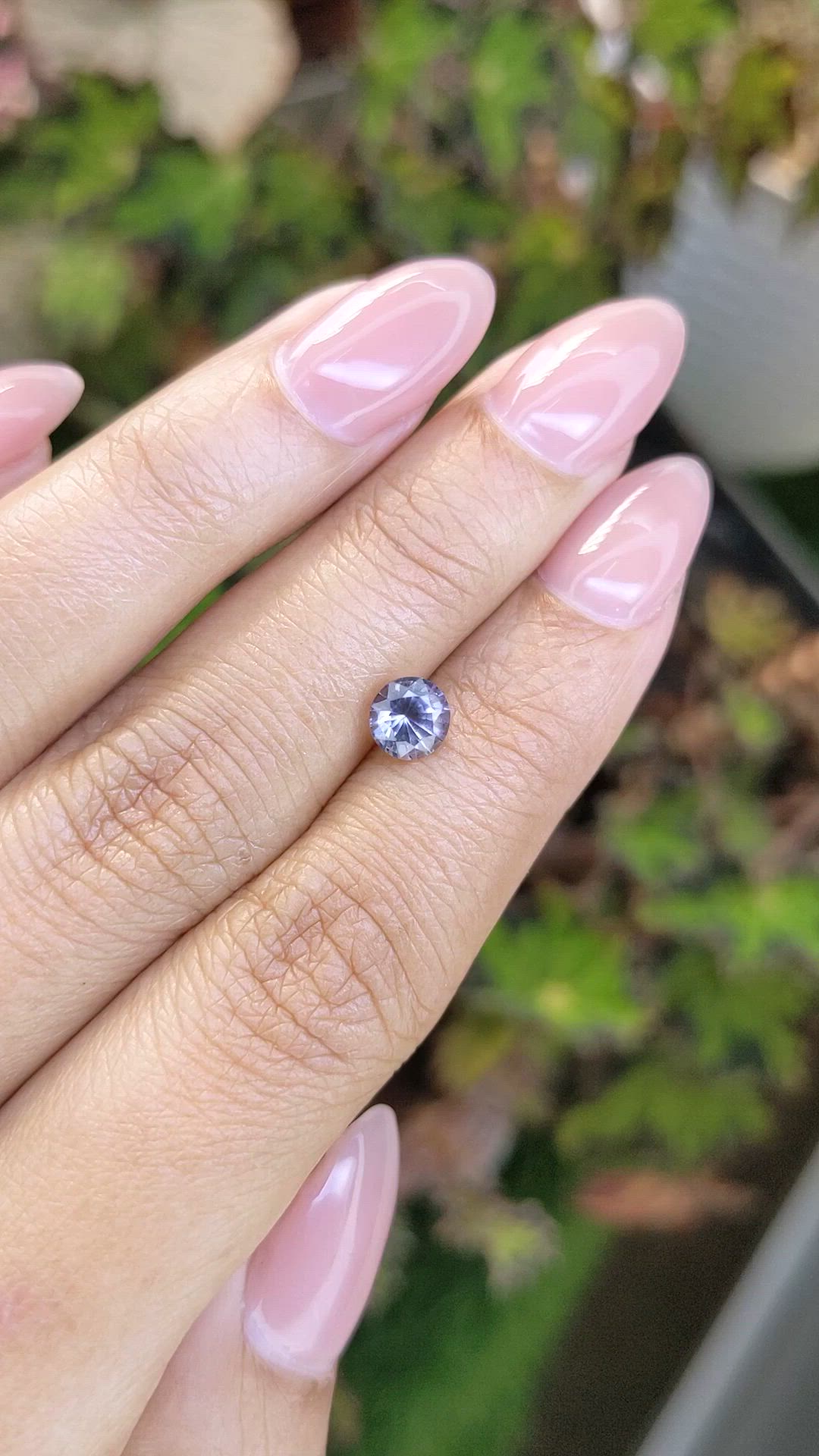 0.93 Ct. Purple Spinel from Ceylon (Sri Lanka) Size Video