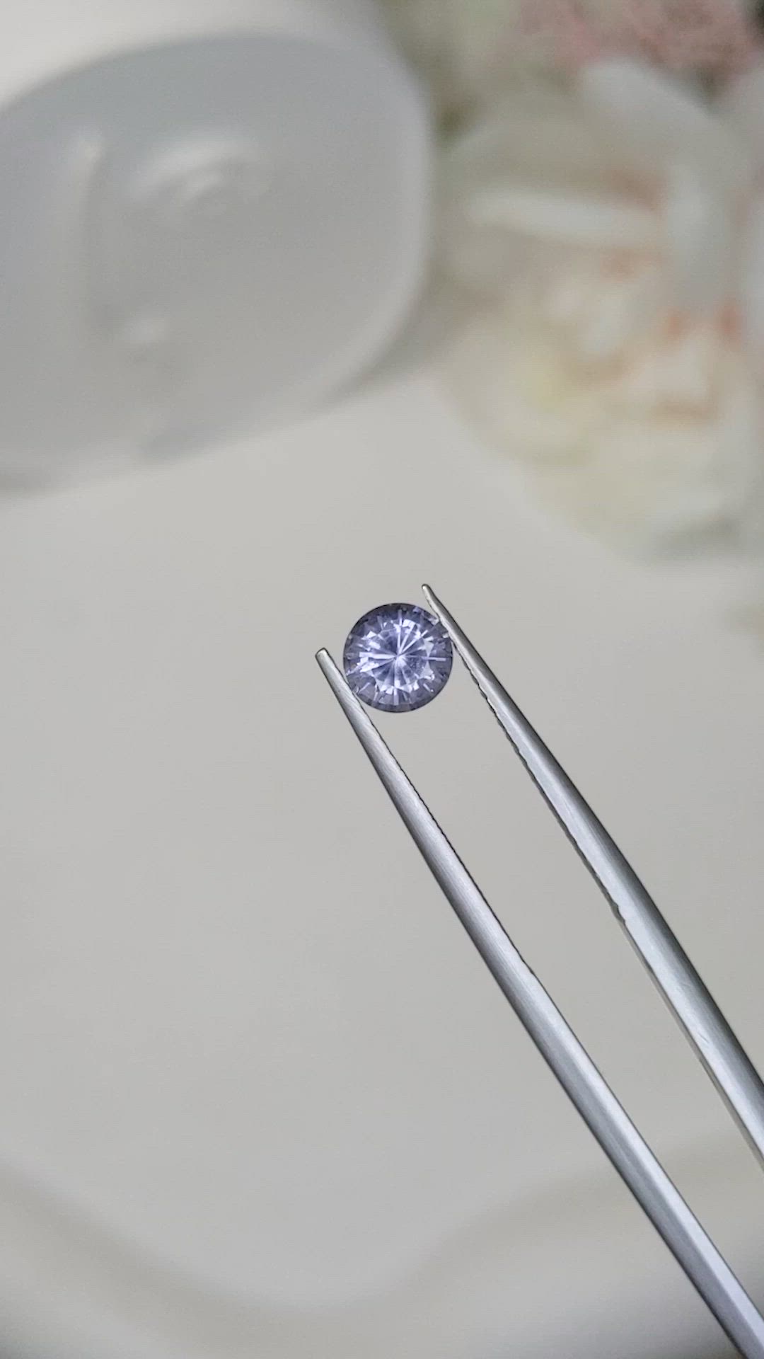 0.93 Ct. Purple Spinel from Ceylon (Sri Lanka) Size Video