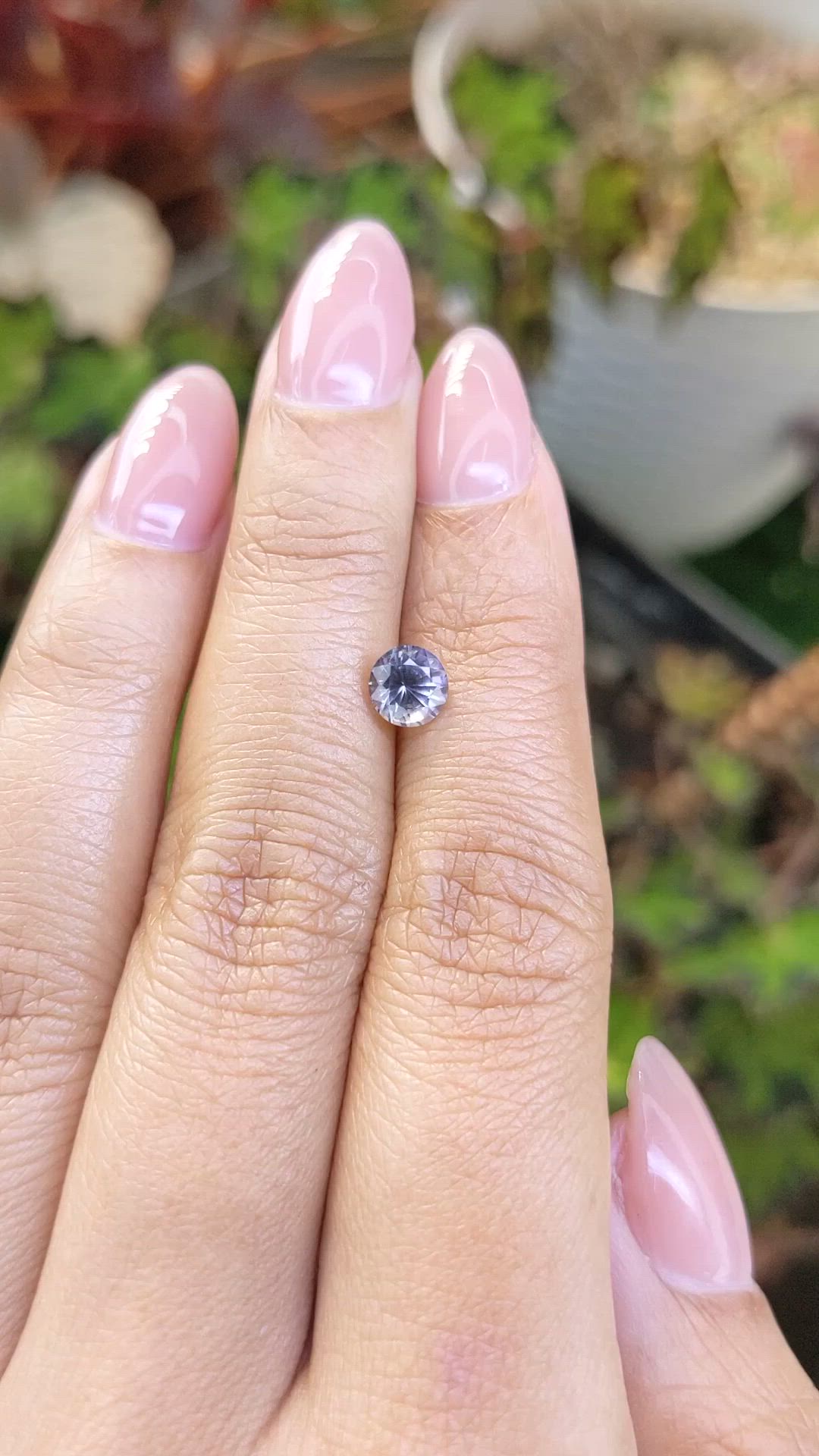 0.93 Ct. Purple Spinel from Ceylon (Sri Lanka) Size Video