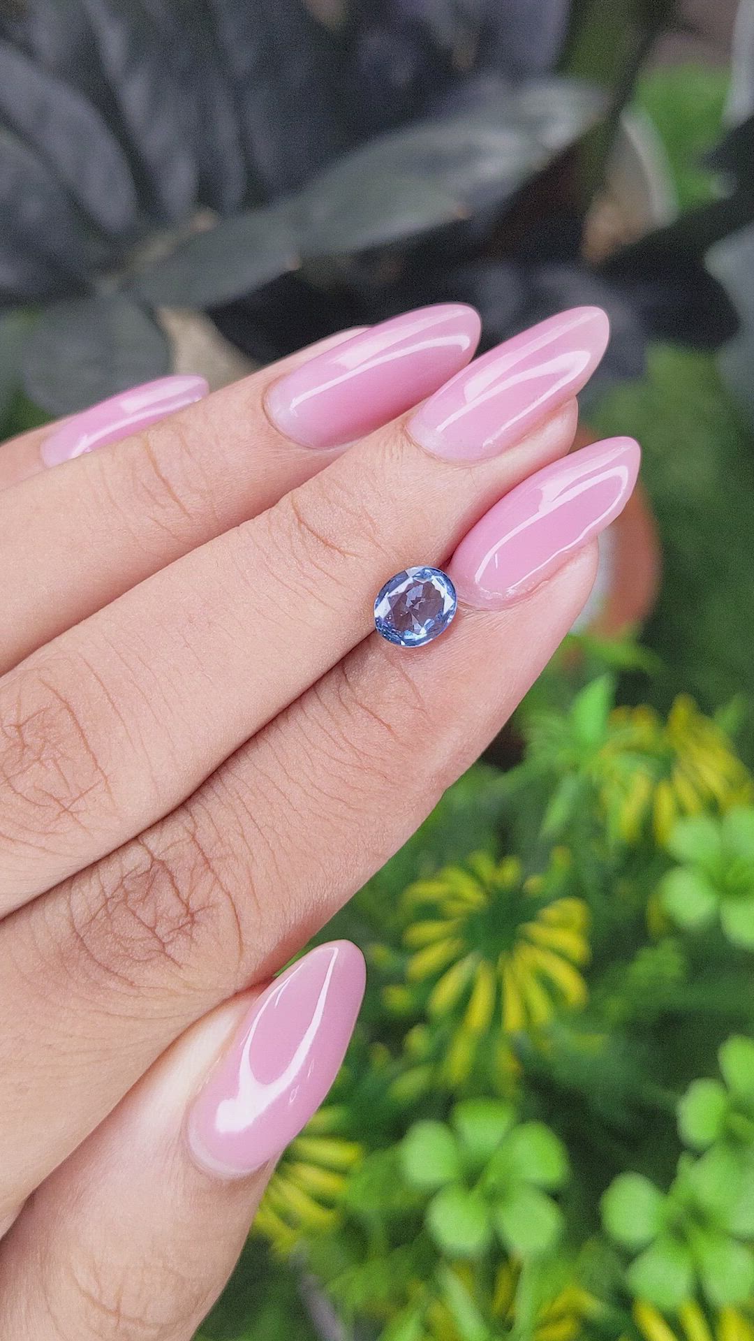 1.08 Ct. Blue Spinel from Tanzania Size Video