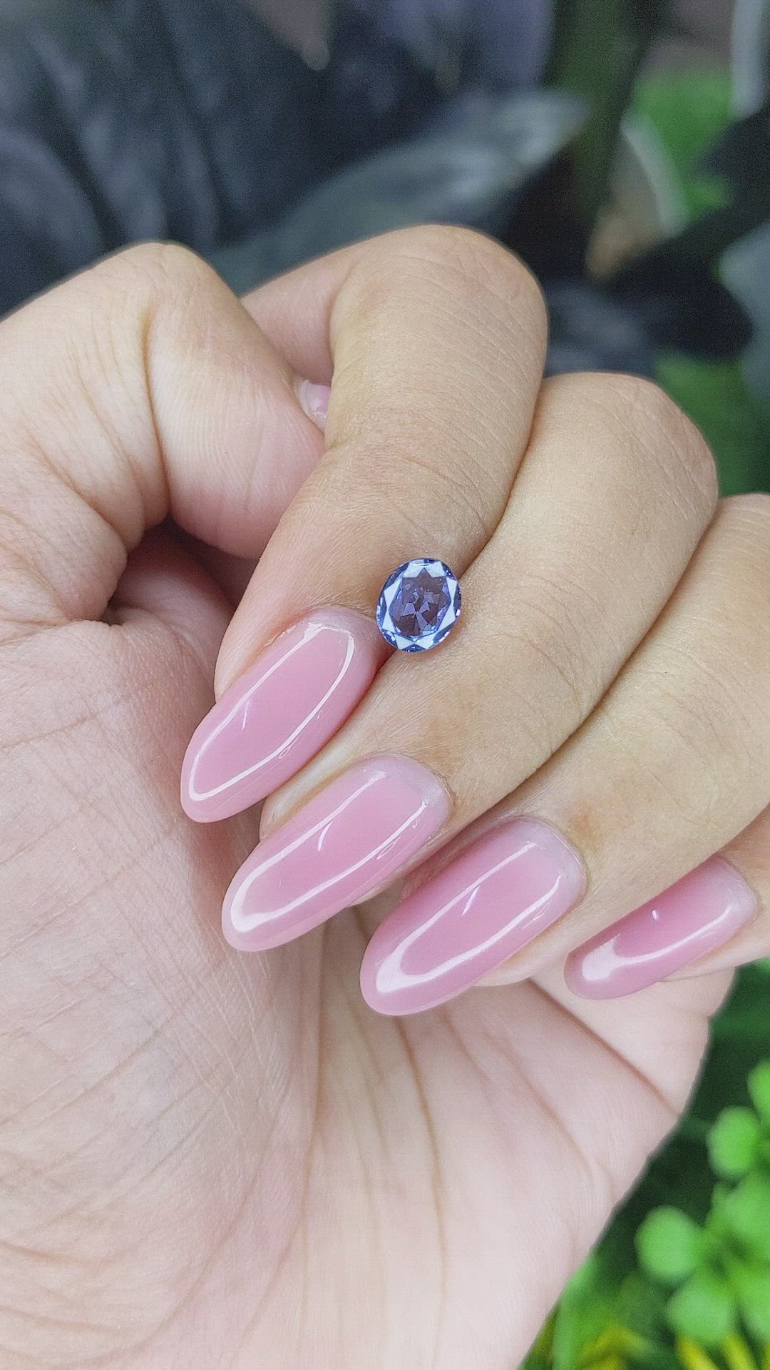 1.08 Ct. Blue Spinel from Tanzania Size Video