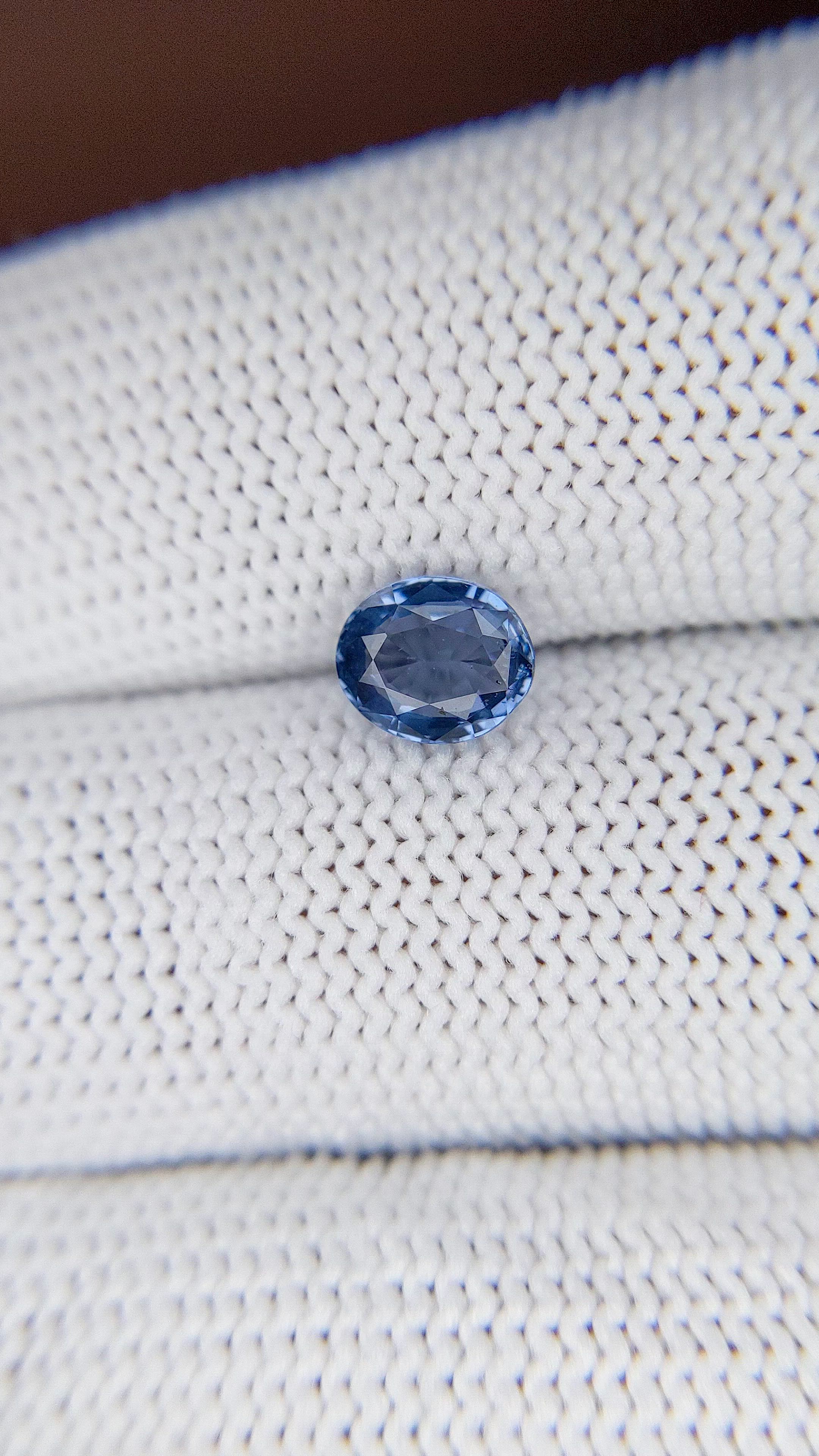 1.08 Ct. Blue Spinel from Tanzania Size Video