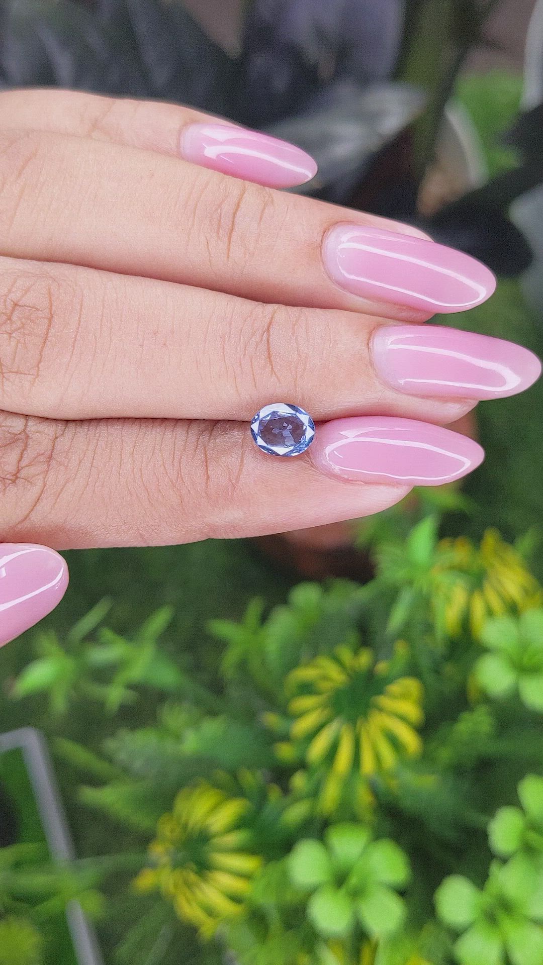 1.08 Ct. Blue Spinel from Tanzania Size Video