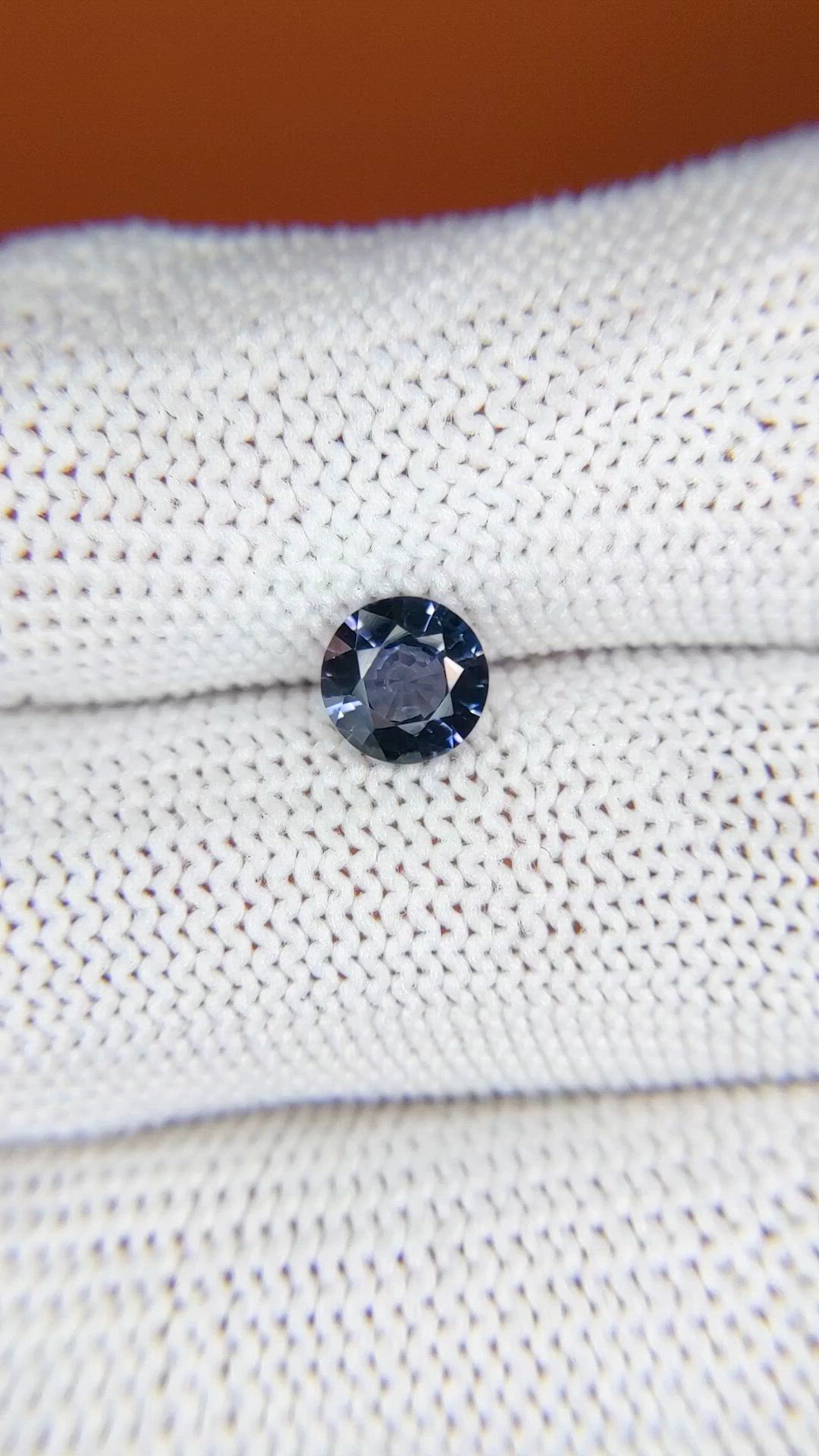0.98 Ct. Bluish Purple Spinel from Ceylon (Sri Lanka) Size Video