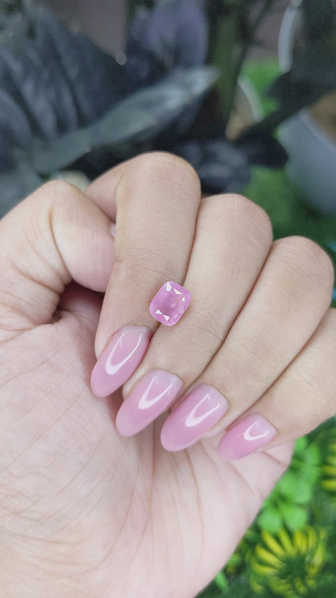 1.88 Ct. Pink Spinel from Tanzania Size Video