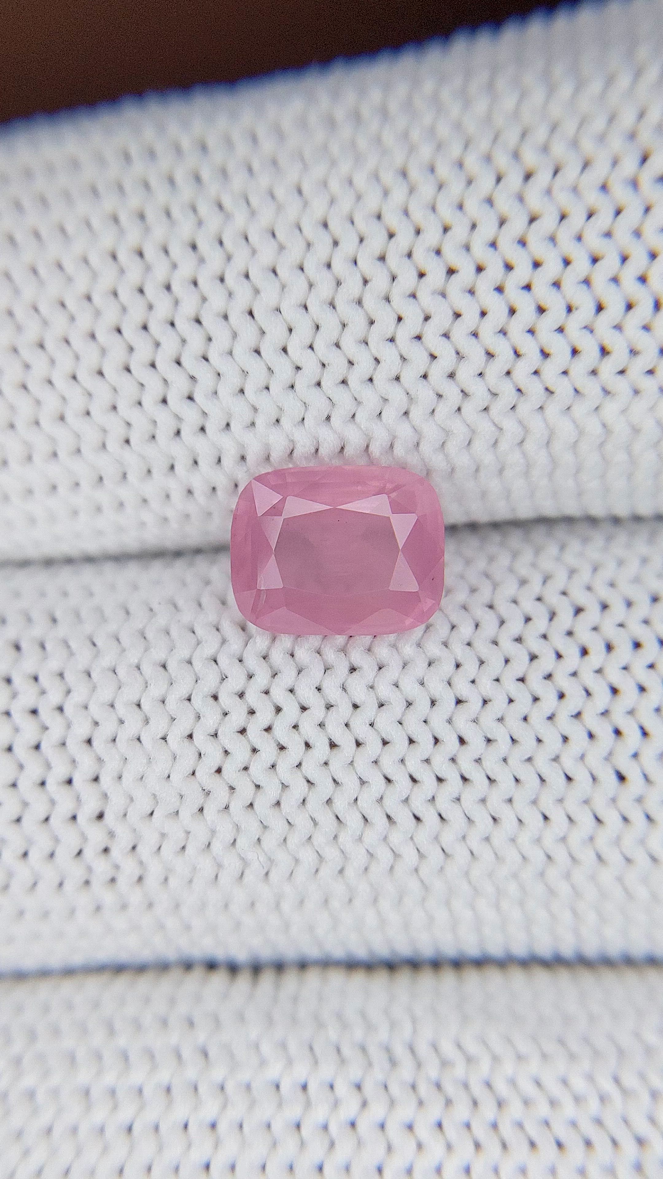 1.88 Ct. Pink Spinel from Tanzania Size Video