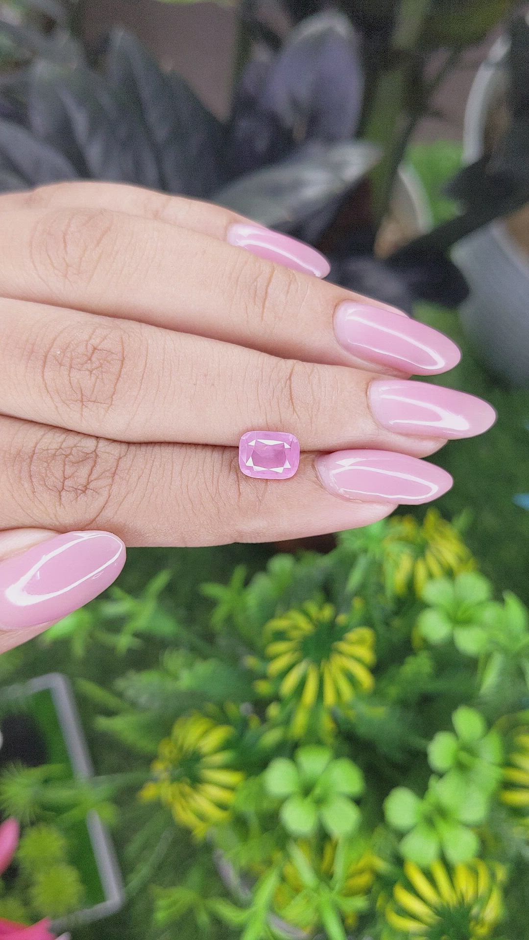 1.88 Ct. Pink Spinel from Tanzania Size Video