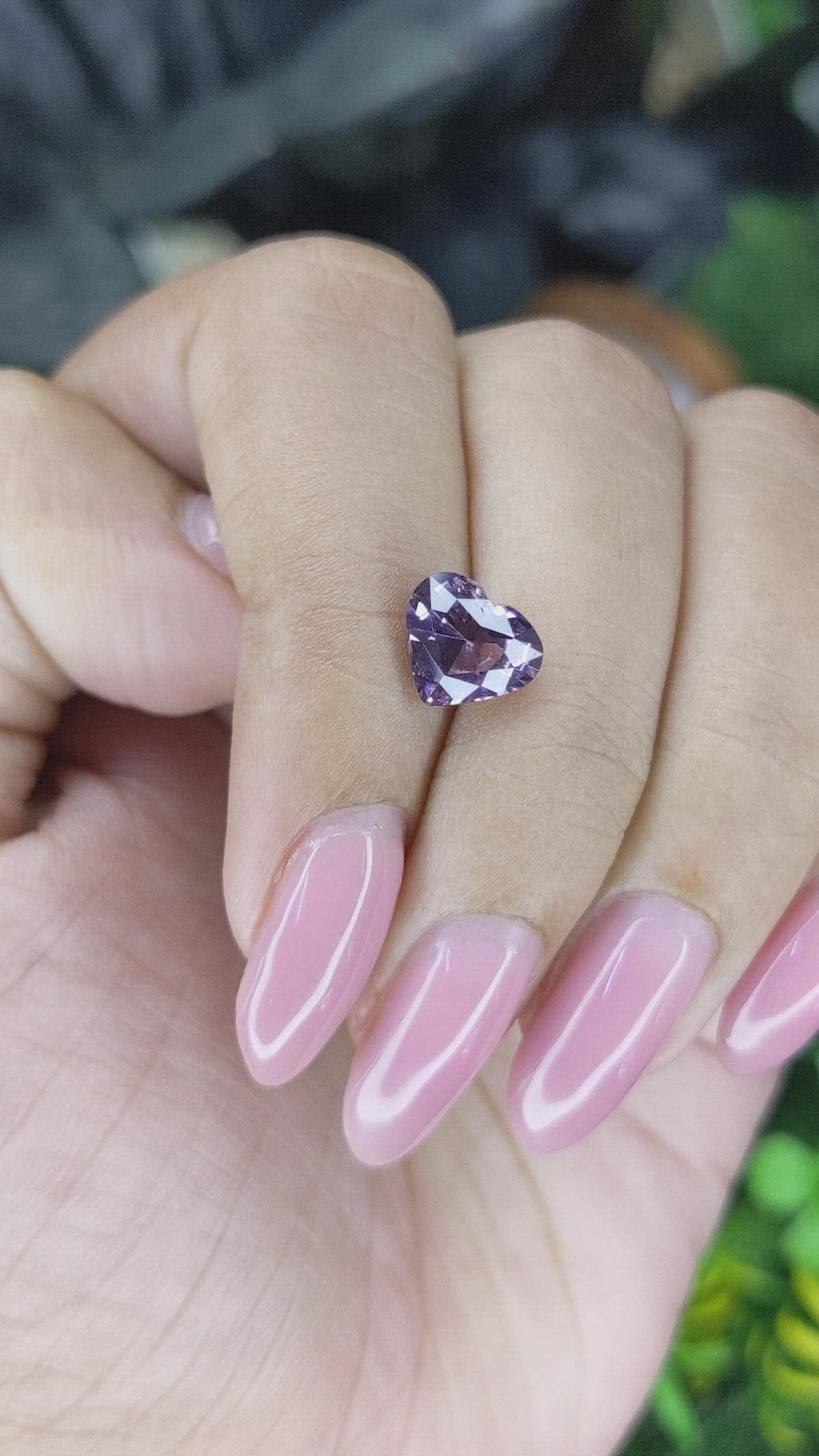 2.13 Ct. Pinkish Purple Spinel from Tanzania Size Video