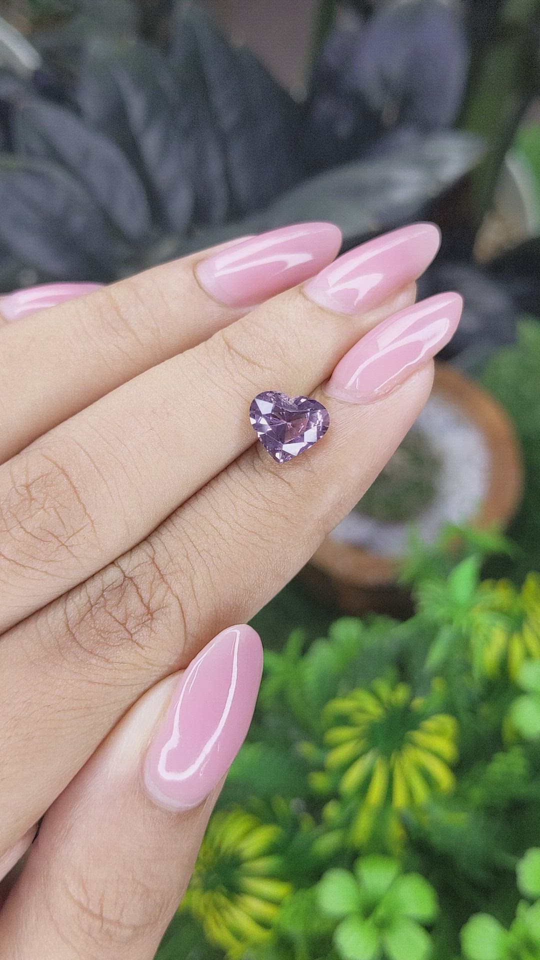 2.13 Ct. Pinkish Purple Spinel from Tanzania Size Video