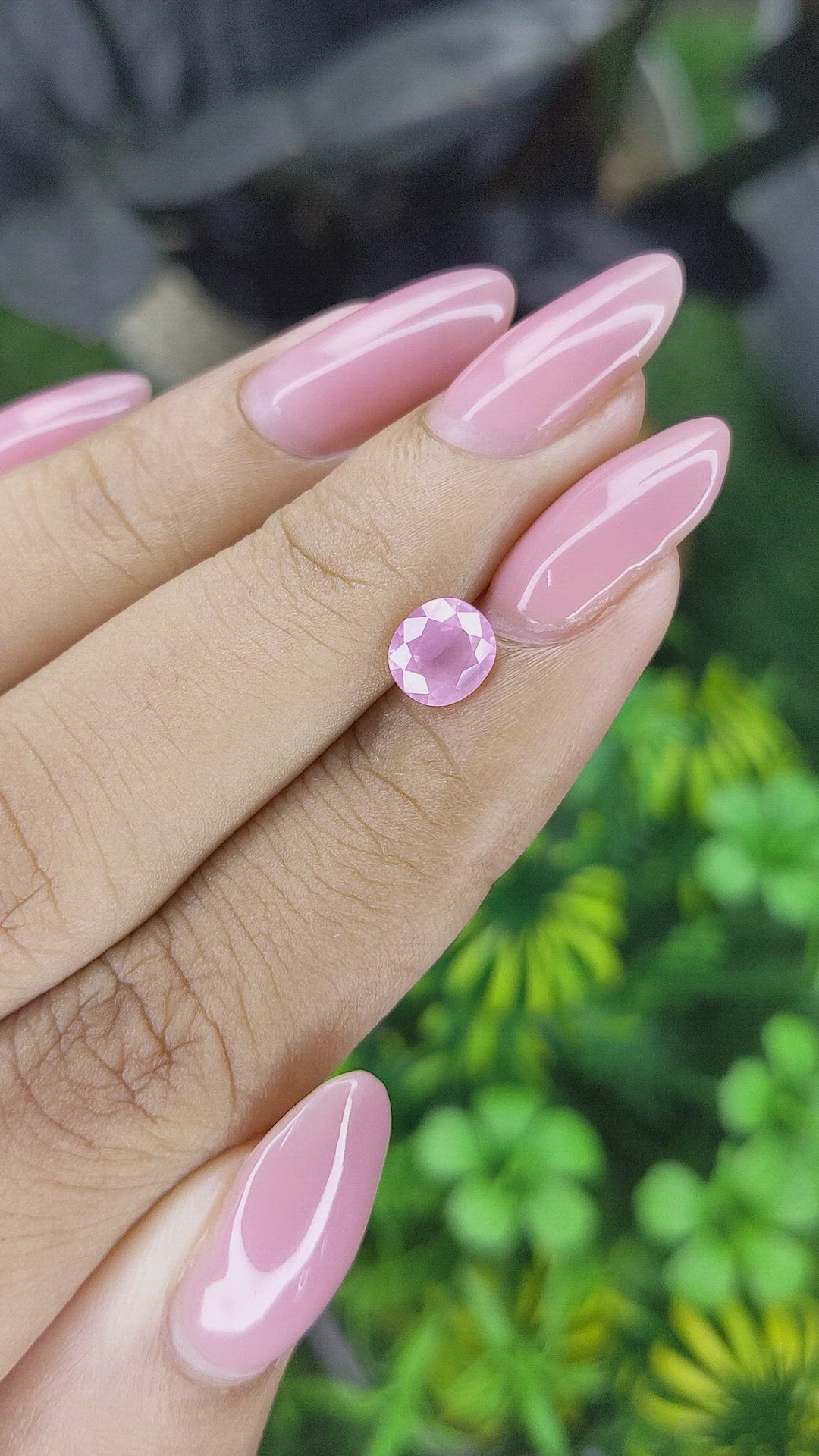 0.91 Ct. Pink Spinel from Tanzania Size Video