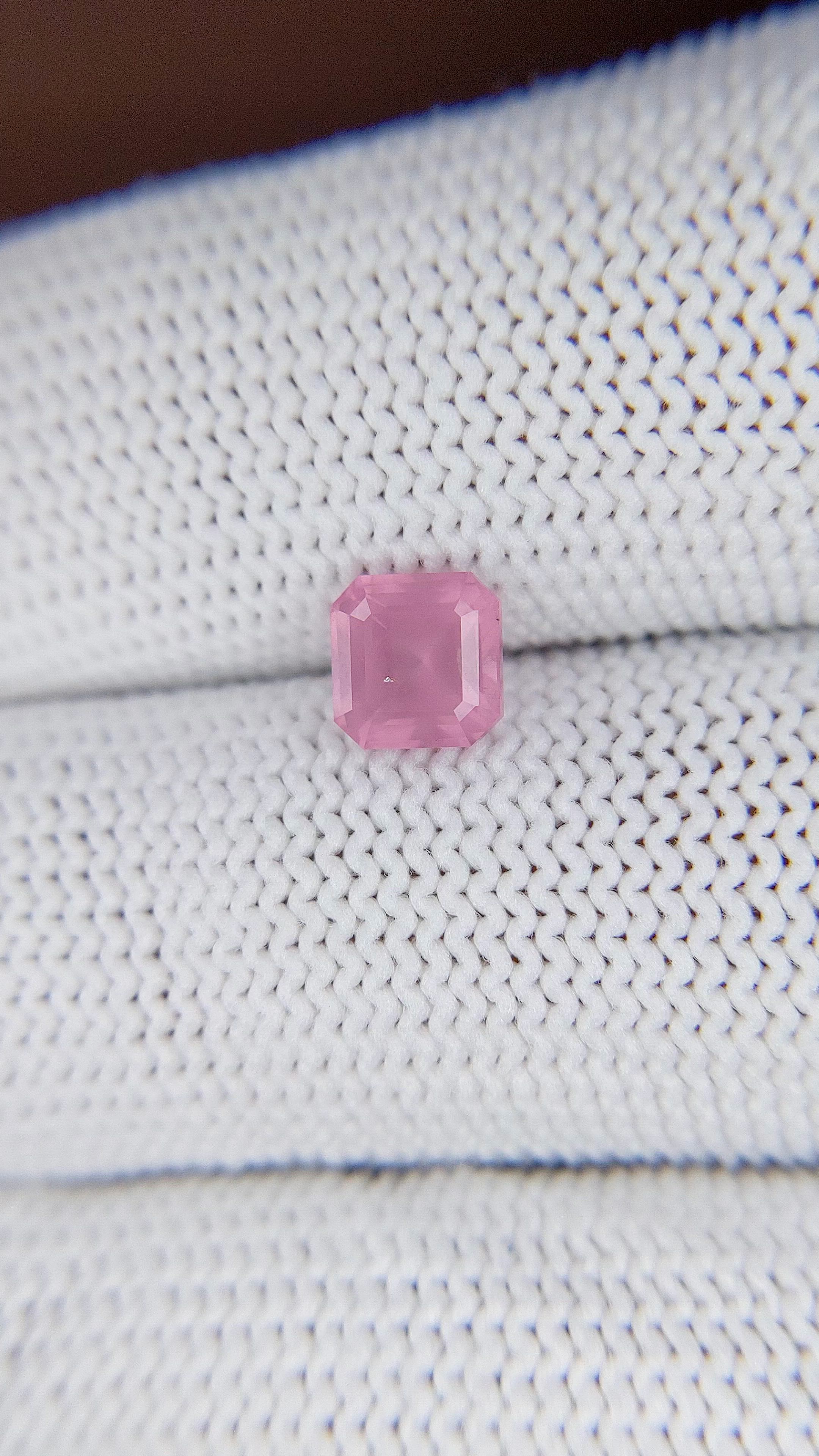 1.14 Ct. Pink Spinel from Tanzania Size Video