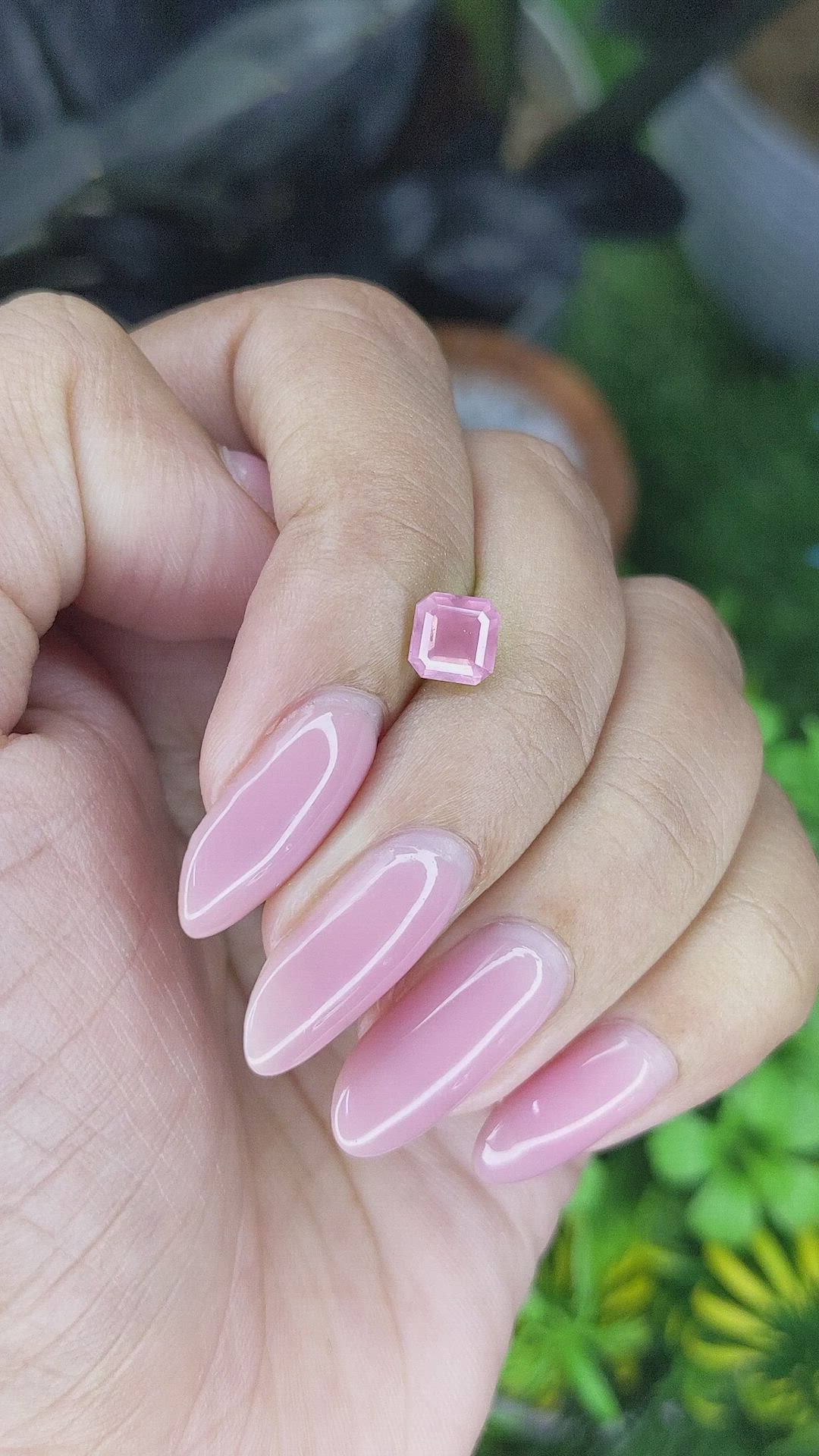1.14 Ct. Pink Spinel from Tanzania Size Video