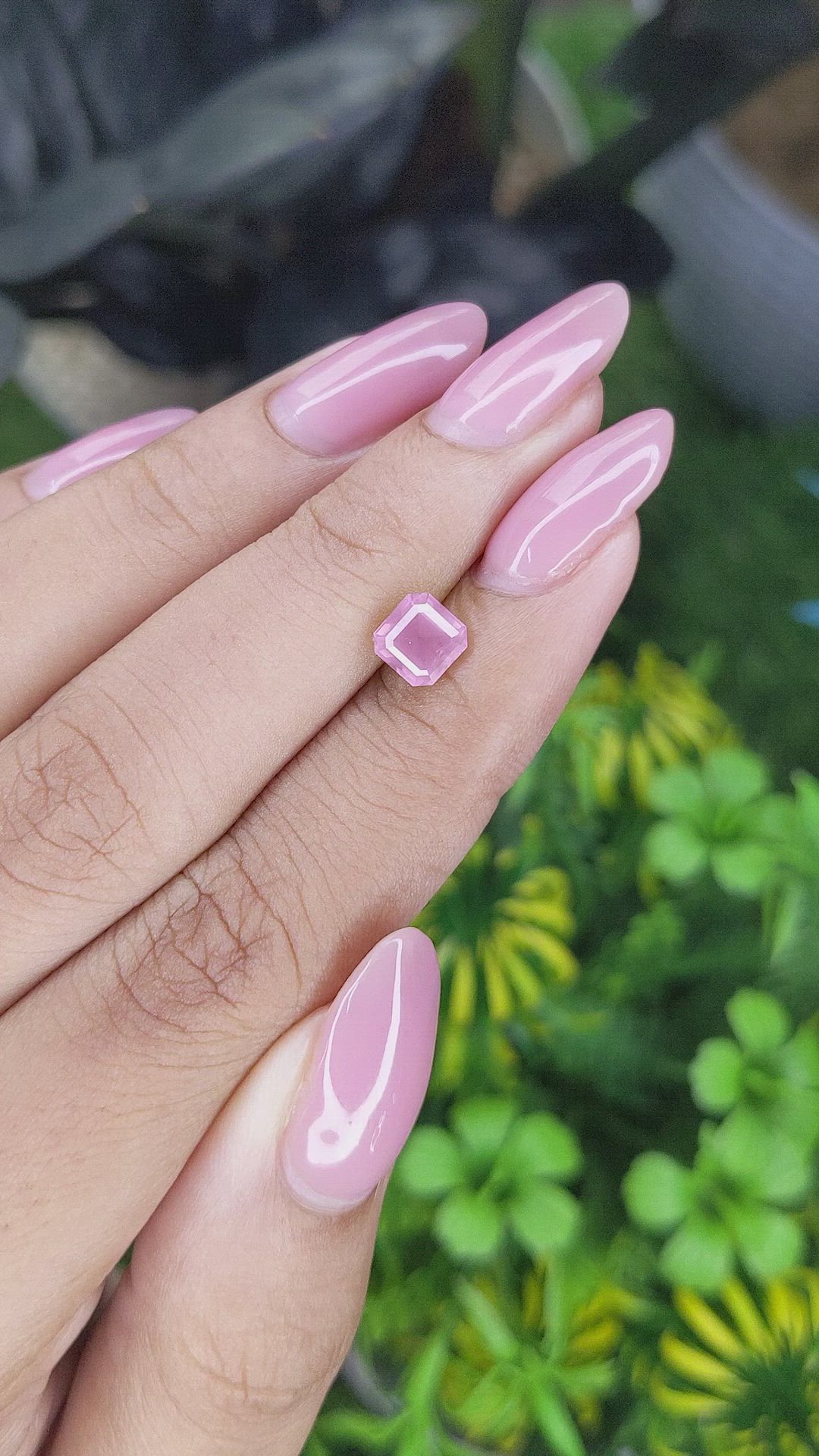 1.14 Ct. Pink Spinel from Tanzania Size Video