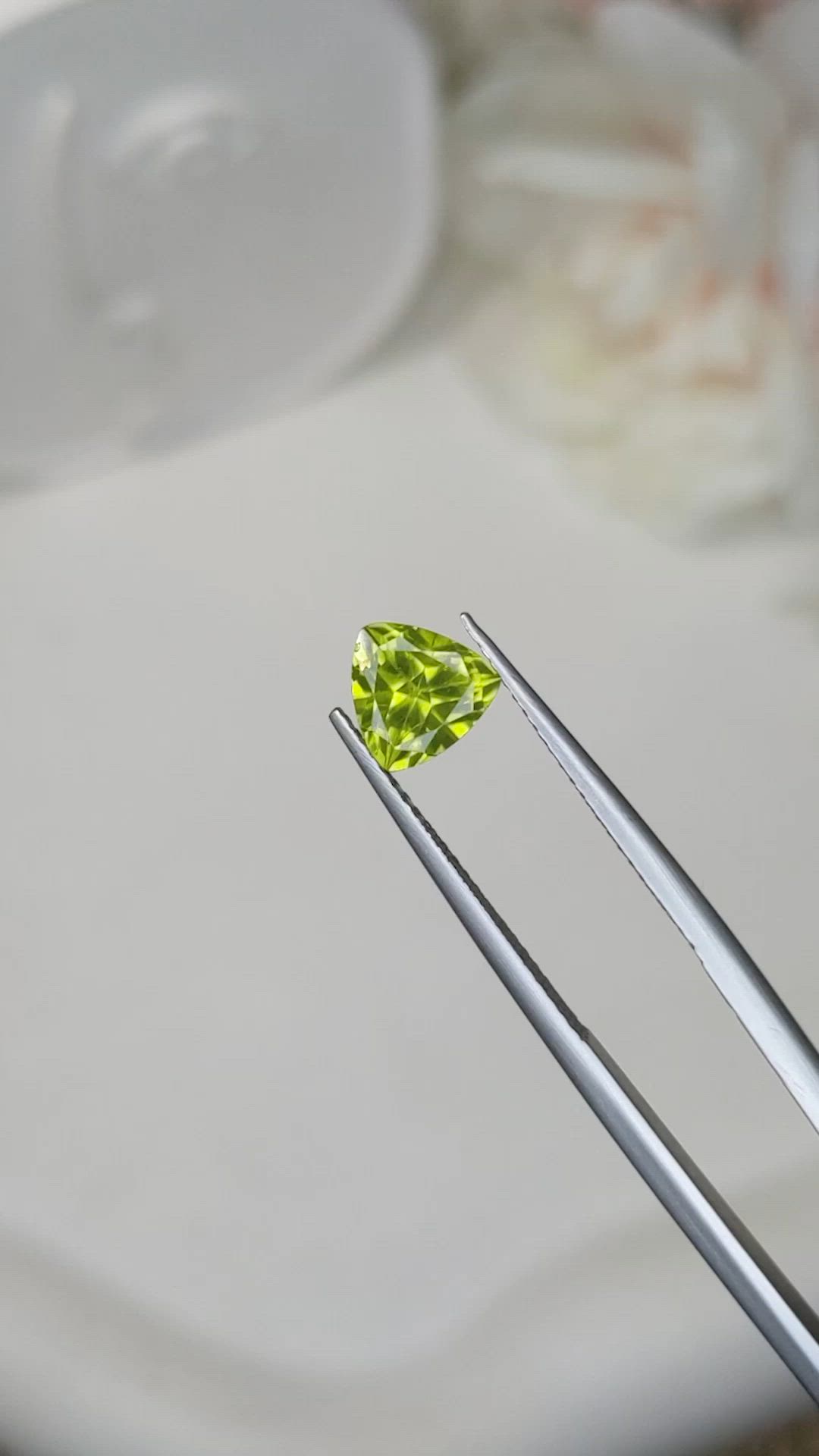 1.52 Ct. Yellowish Green Peridot from Pakistan Size Video