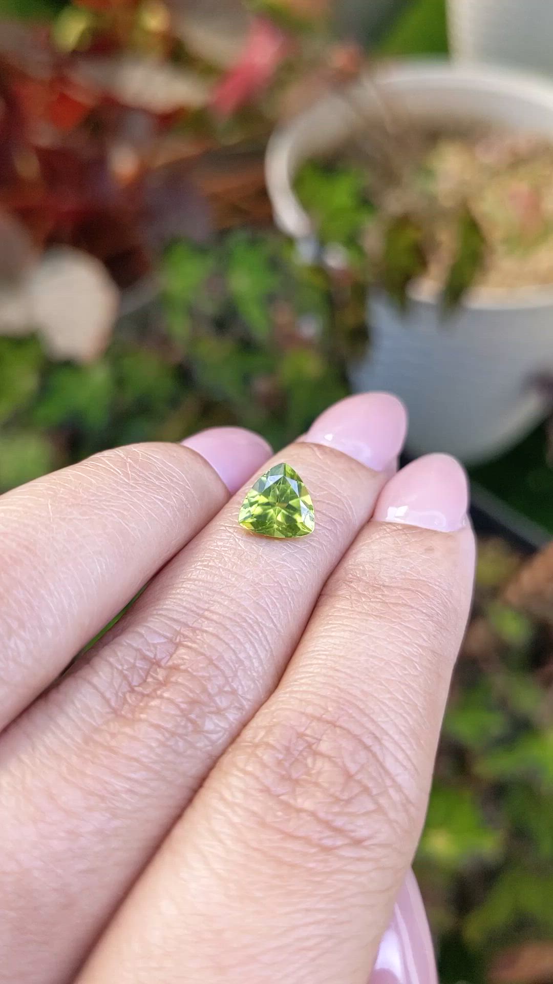 1.52 Ct. Yellowish Green Peridot from Pakistan Size Video