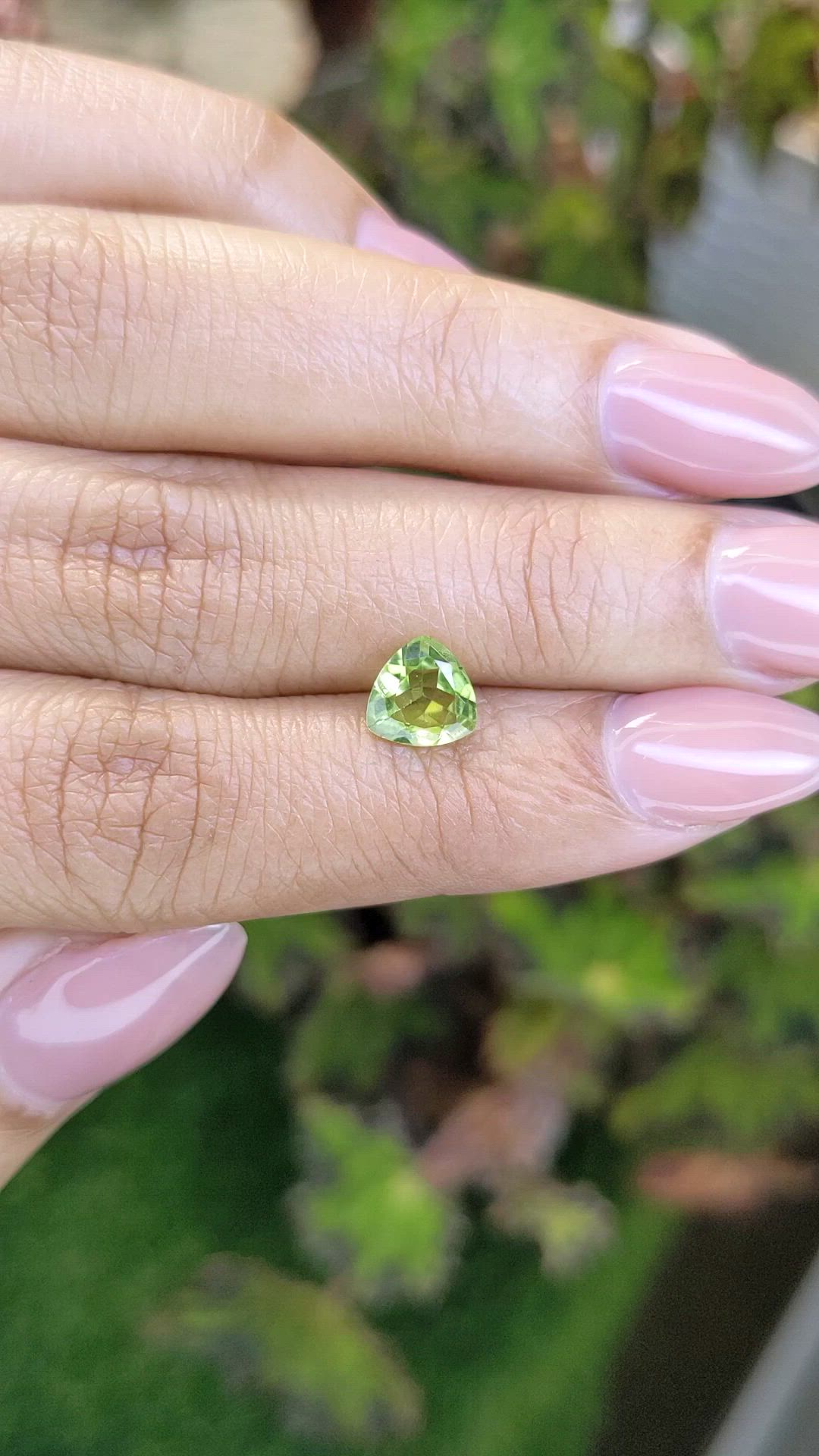 1.03 Ct. Yellowish Green Peridot from Pakistan Size Video
