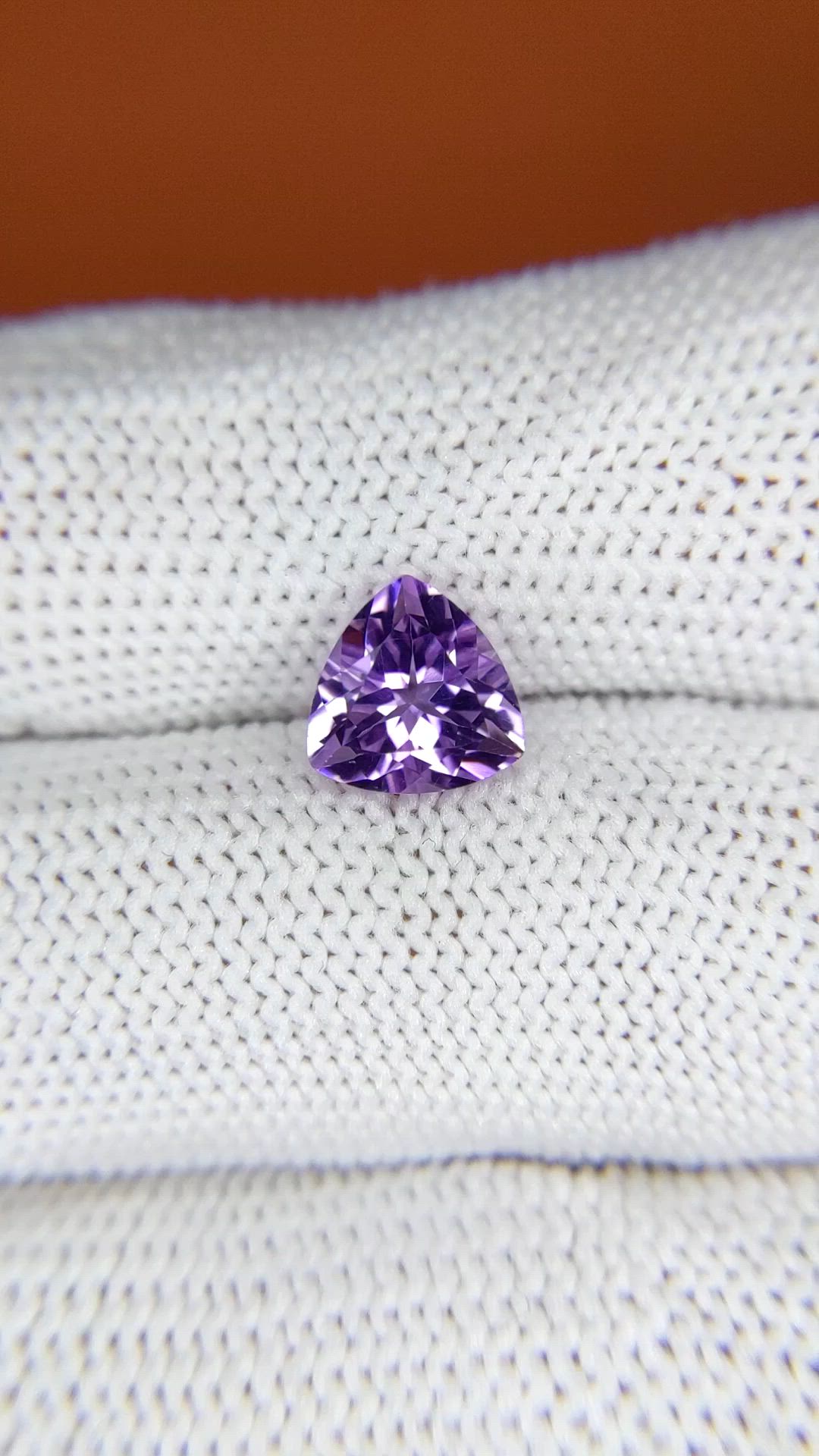 1.48 Ct. Purple Amethyst from Ceylon (Sri Lanka) Size Video