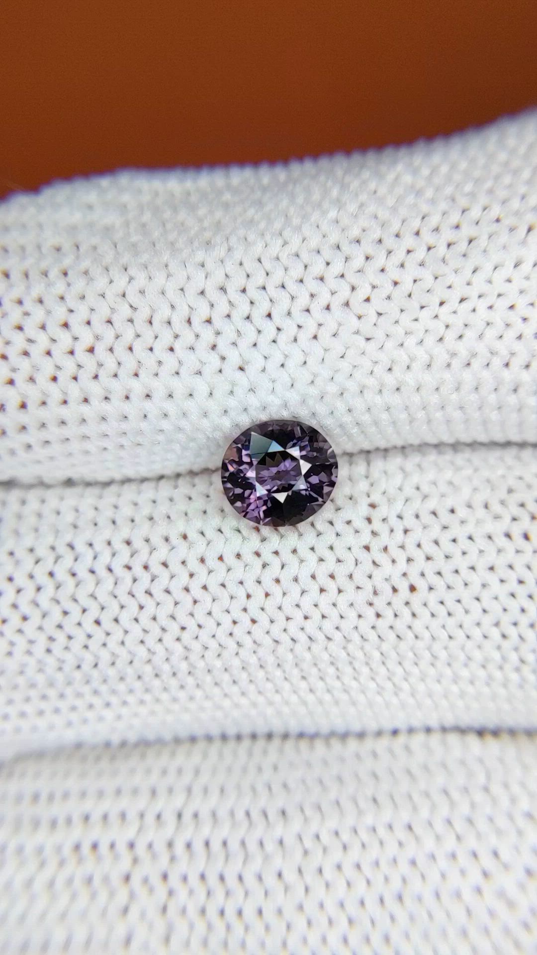 0.94 Ct. Purple Spinel from Ceylon (Sri Lanka) Size Video