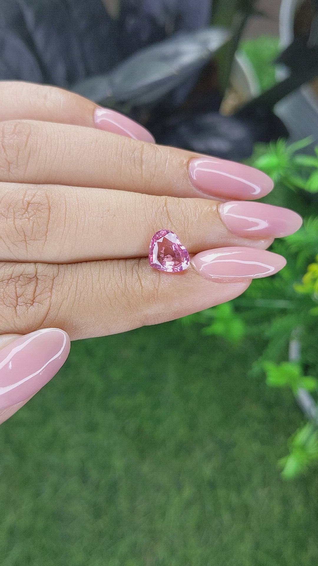 2.15 Ct. Pink Spinel from Tanzania Size Video
