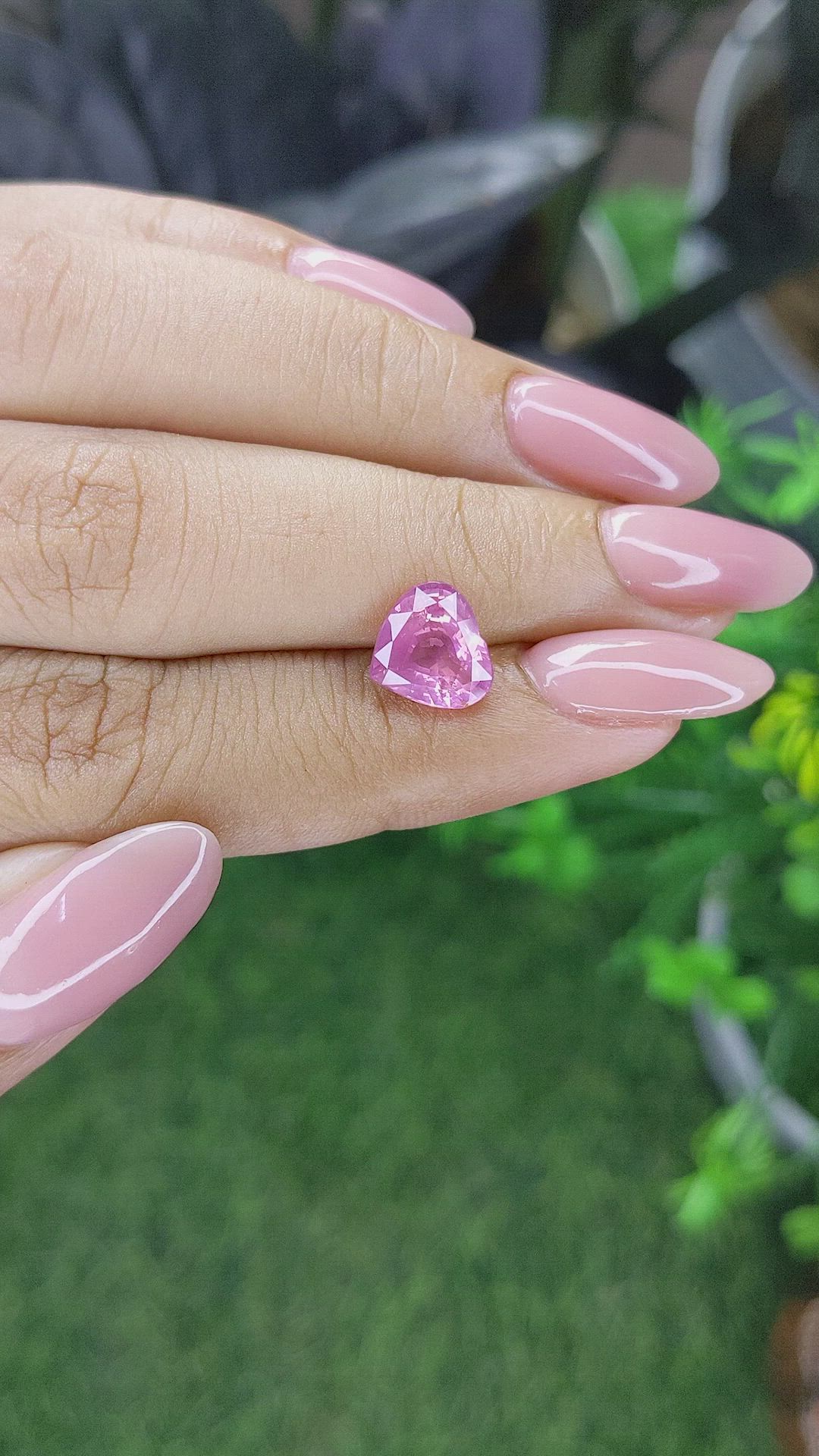 2.64 Ct. Pink Spinel from Tanzania Size Video