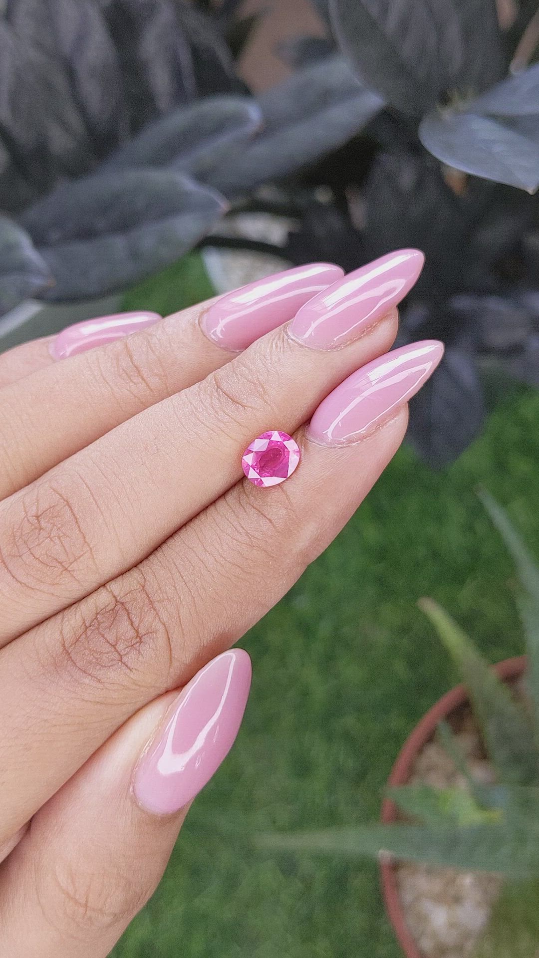 1.13 Ct. Pink Spinel from Tanzania Size Video